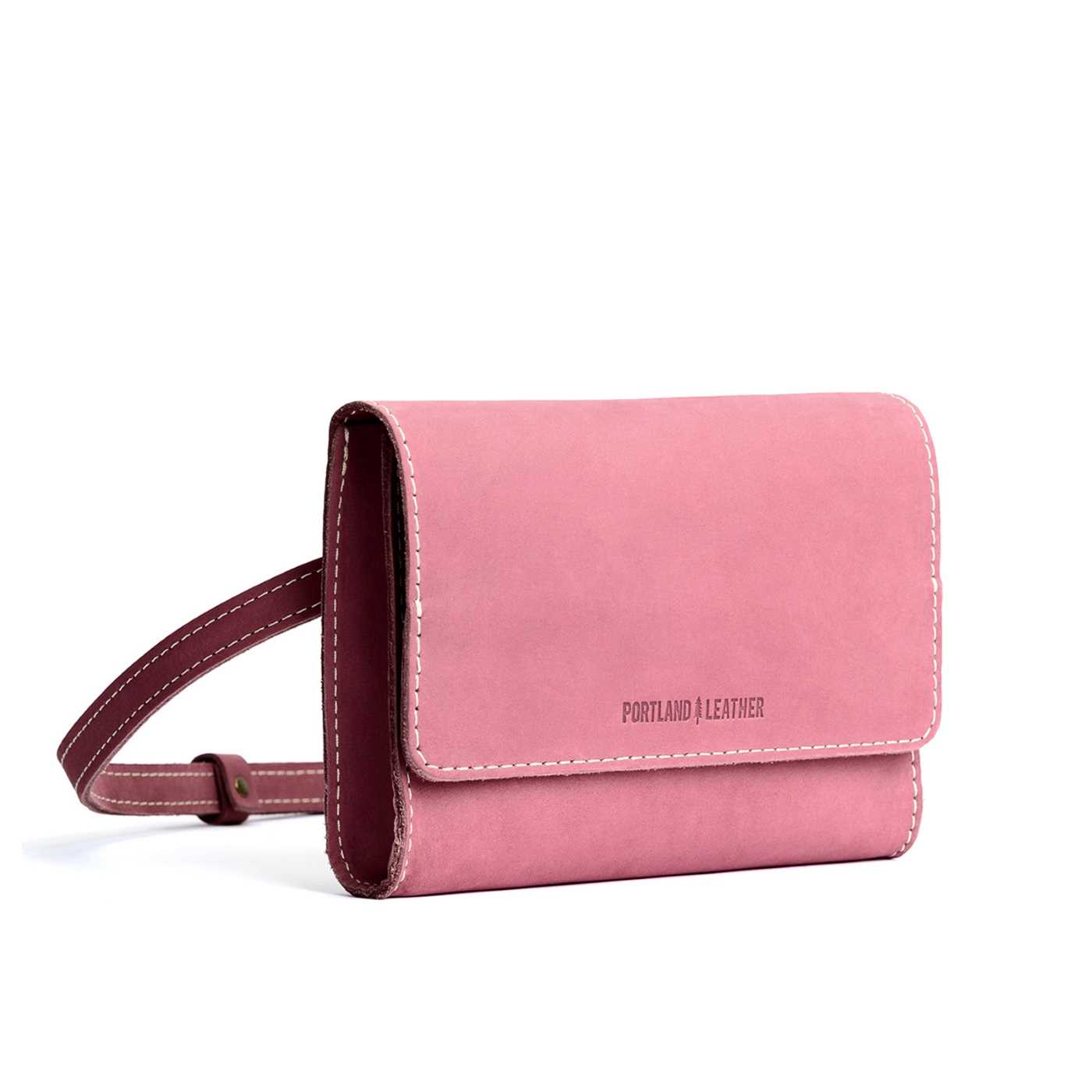  Foxglove | Petite bag with magnetic flap closure and adjustable belt strap