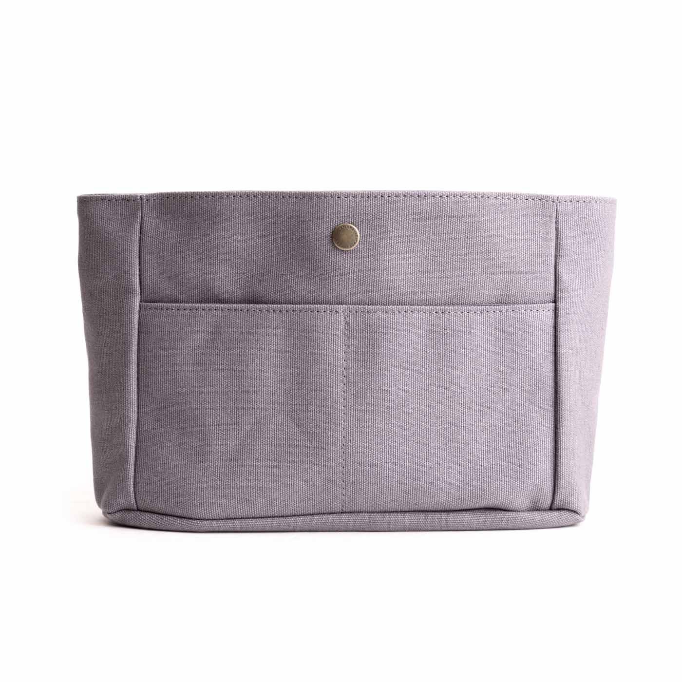 Gray*Small | Small canvas bag insert for organization