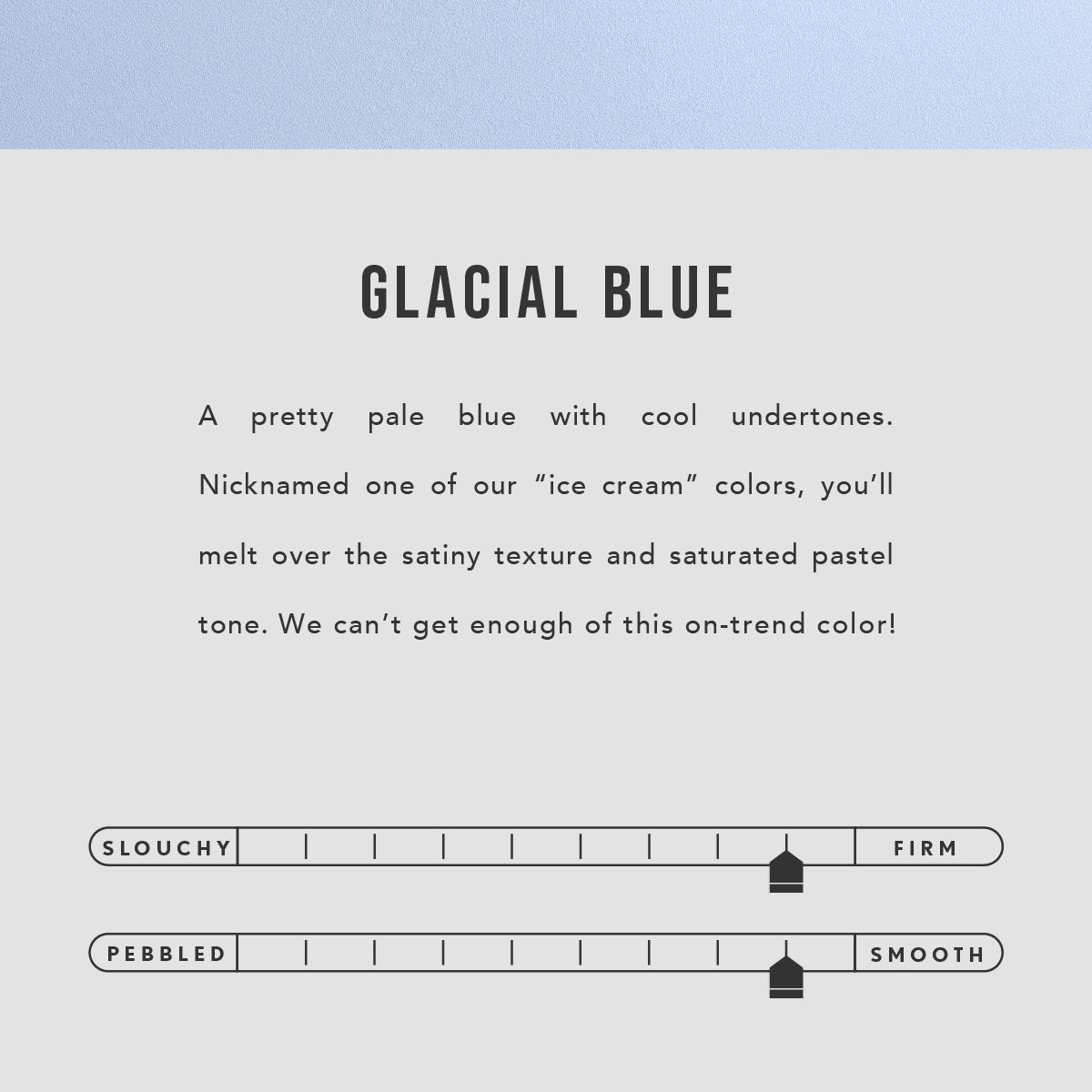 Glacial Blue | infographic