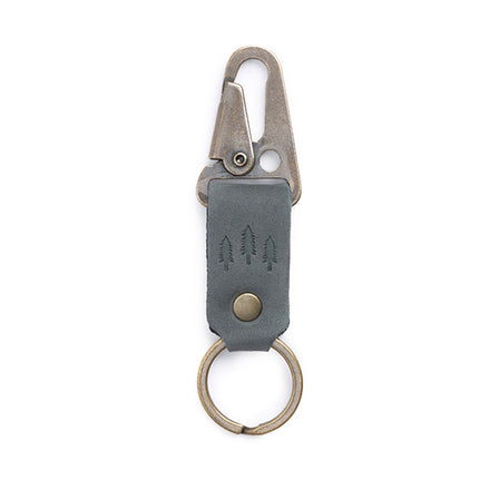 Storm*Short | leather logo branded keychain