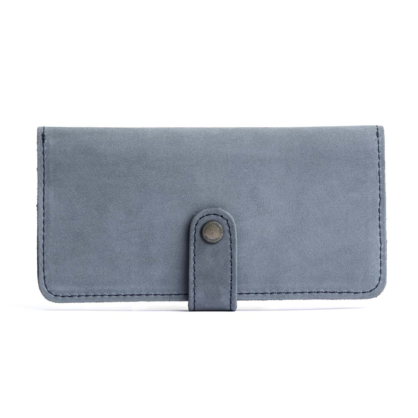 Storm | Leather wallet with snap closed