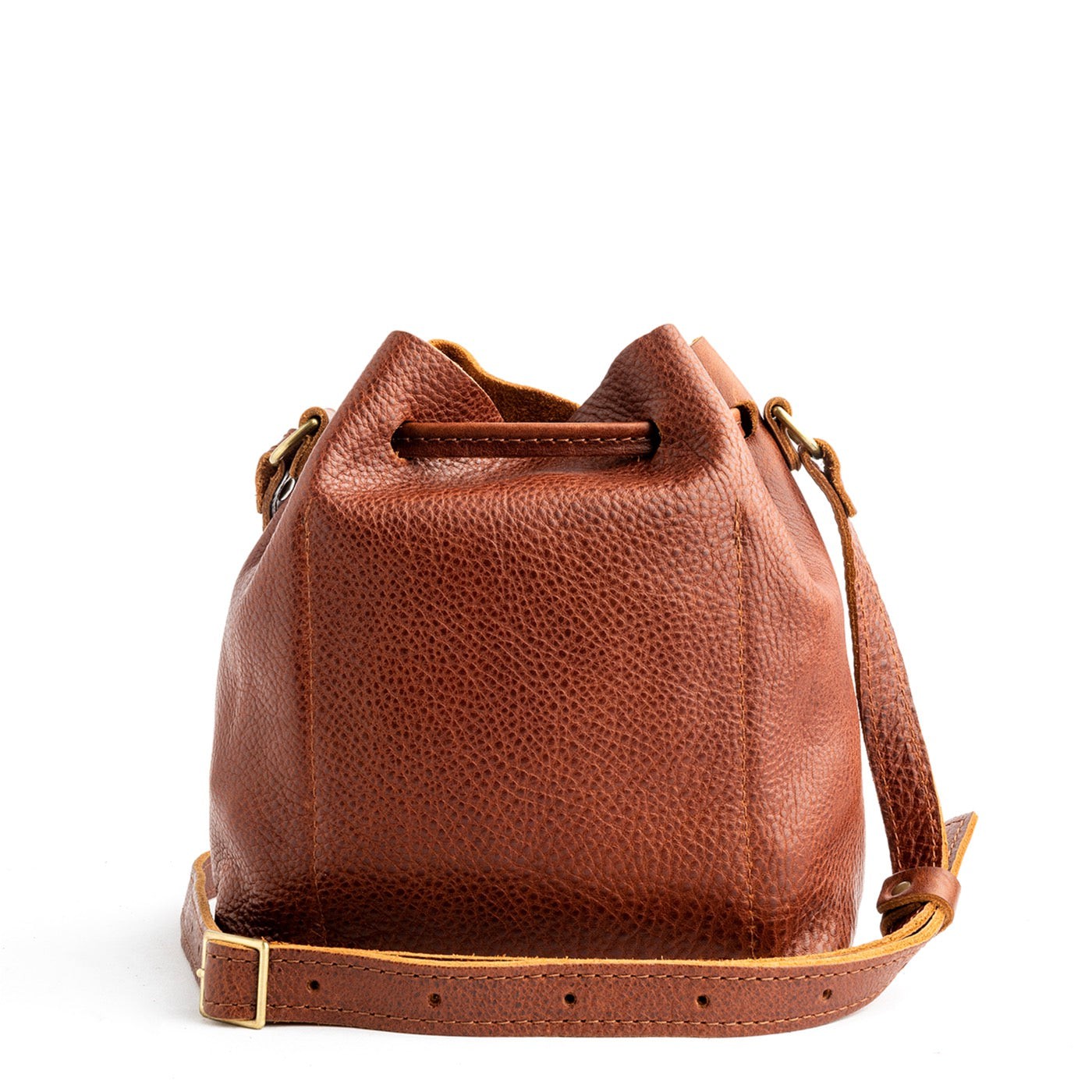 Nutmeg*Small | Slouchy crossbody bag with drawstring closure