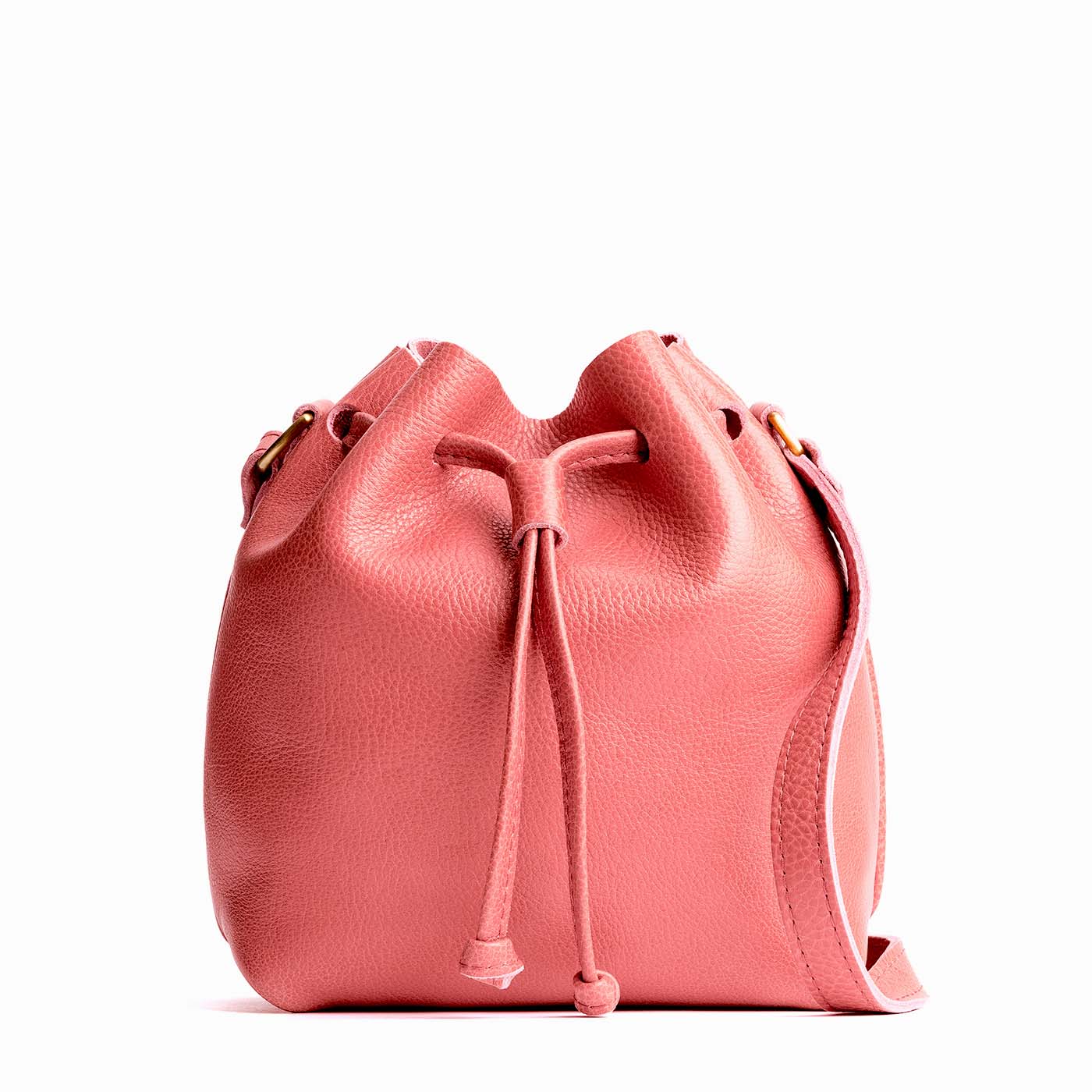 Watermelon*Small | Slouchy crossbody bag with drawstring closure