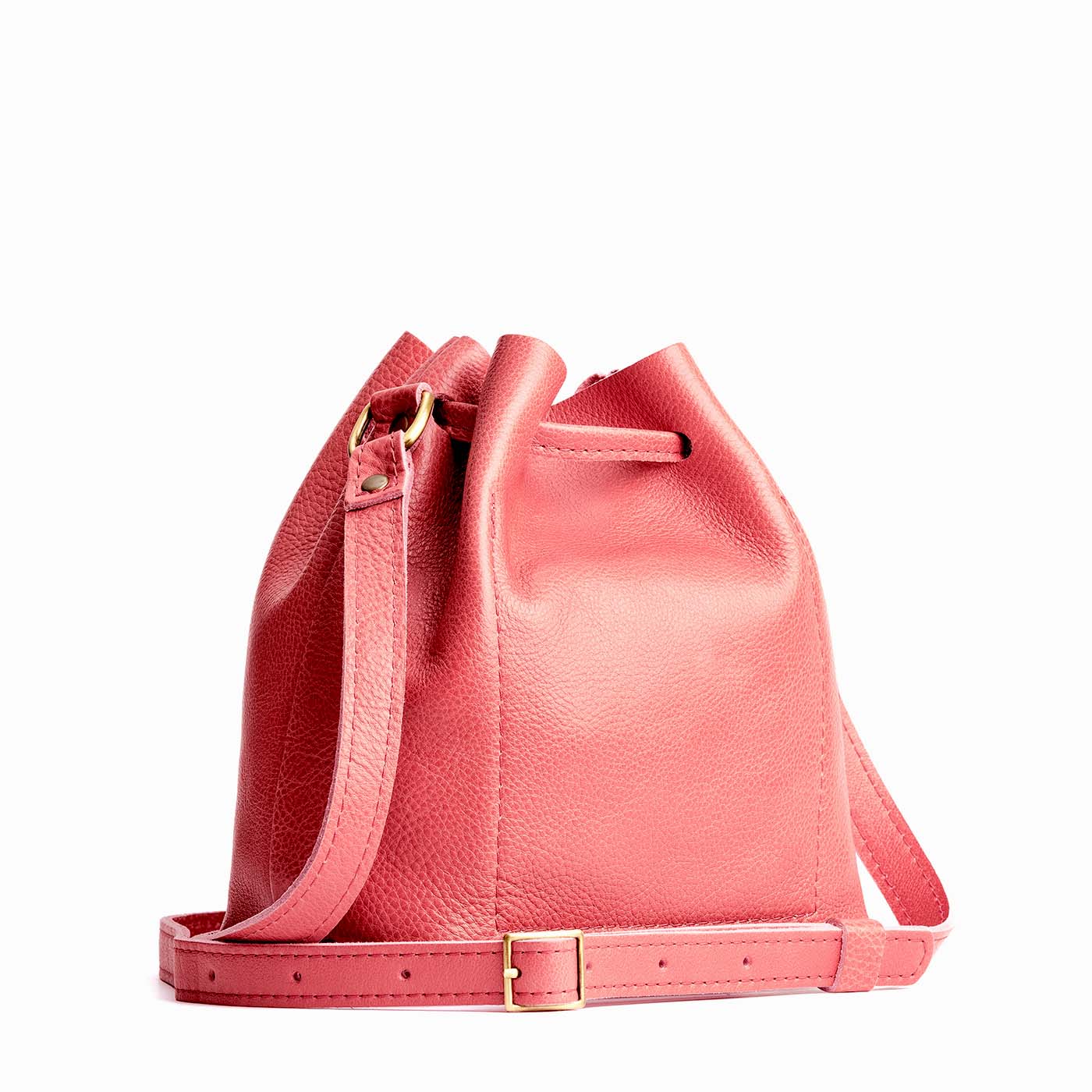 Watermelon*Small | Slouchy crossbody bag with drawstring closure