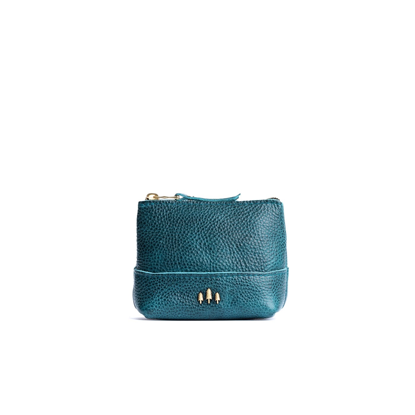 Lagoon Small | Zip top rectangular pouch with wide base and narrow top