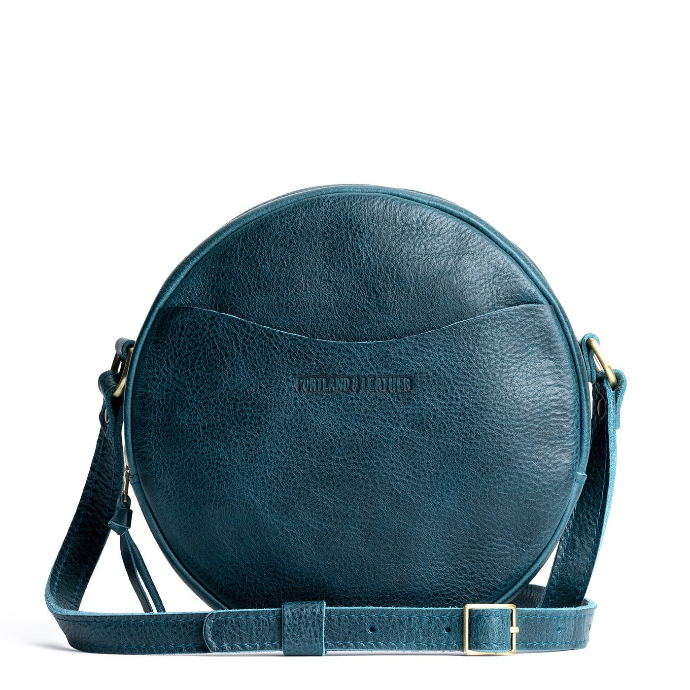 Lagoon*Large | Circle shaped crossbody bag with top zipper