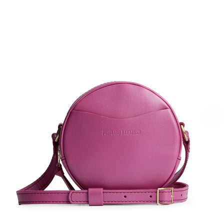 Lip Gloss*Small | Circle shaped crossbody bag with top zipper