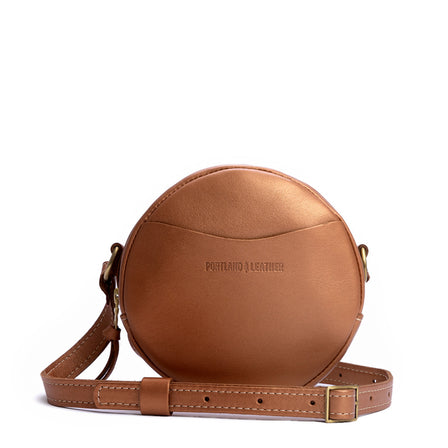 Hava*Large | Circle shaped crossbody bag with top zipper