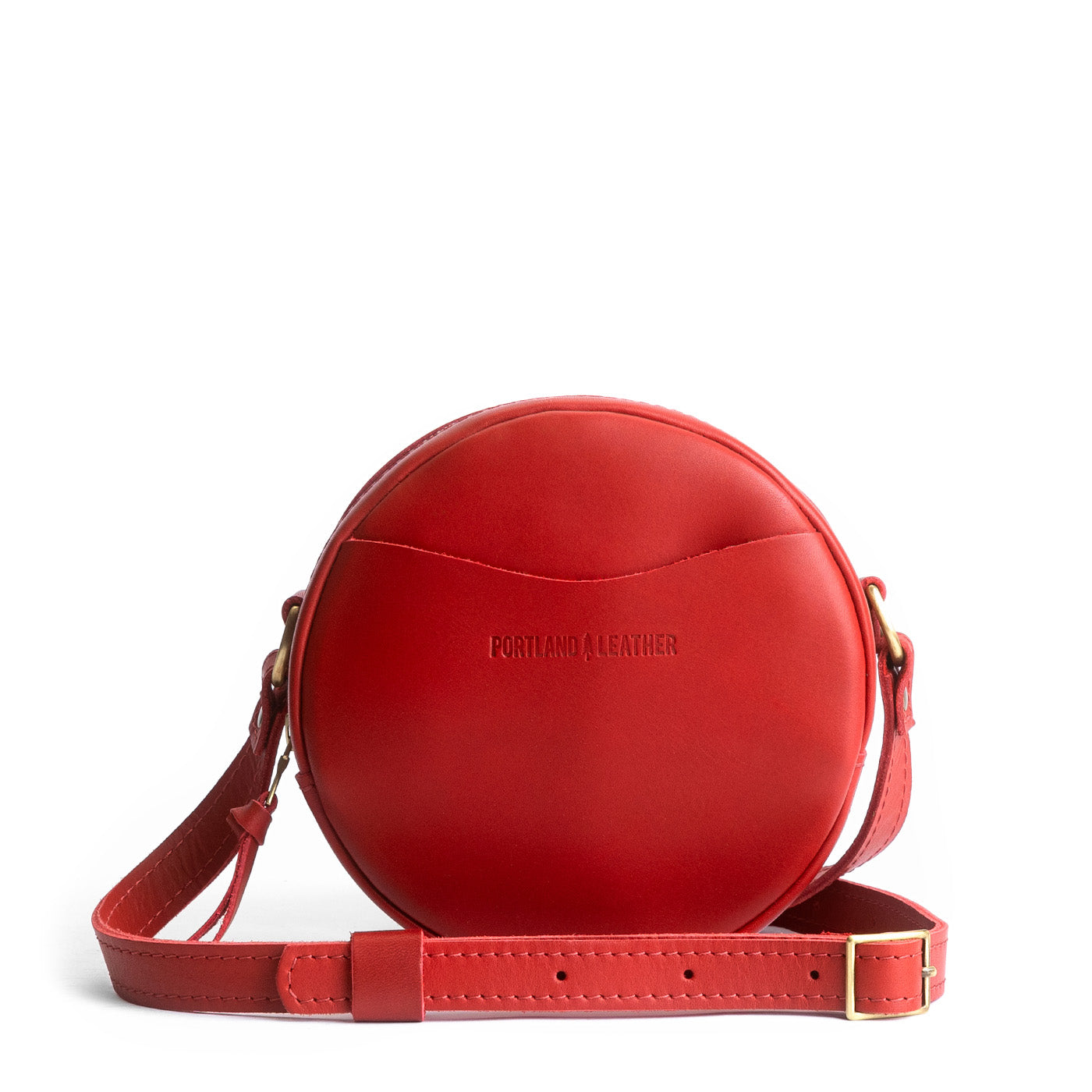 Ruby*Small | Circle shaped crossbody bag with top zipper