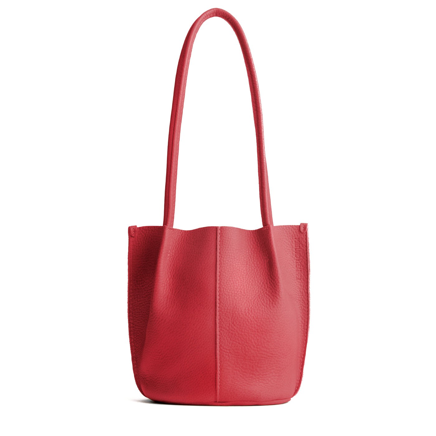 Sugar*Classic | Petite bucket shaped tote bag with matching leather handles