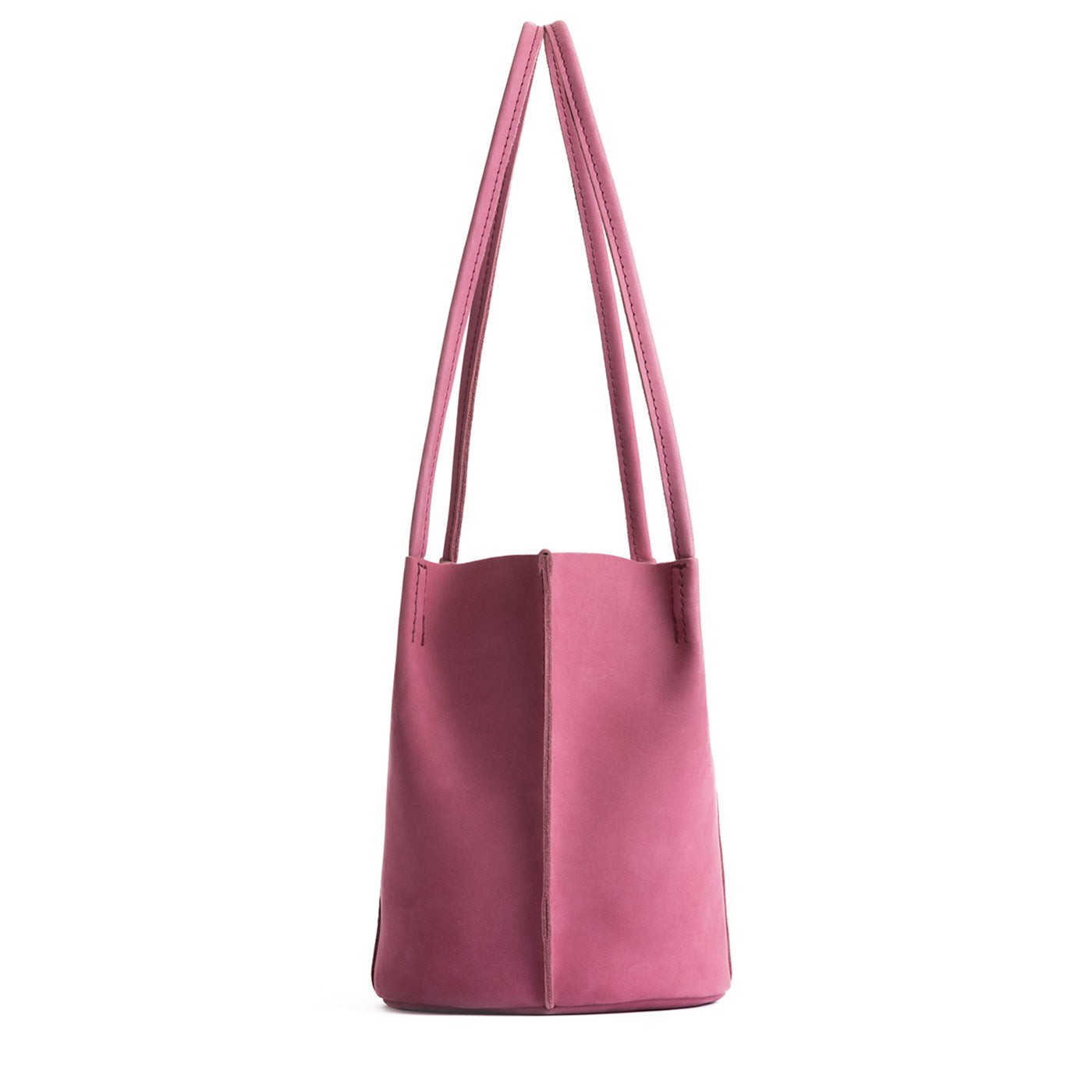 Foxglove Classic | Petite bucket shaped tote bag with matching leather handles