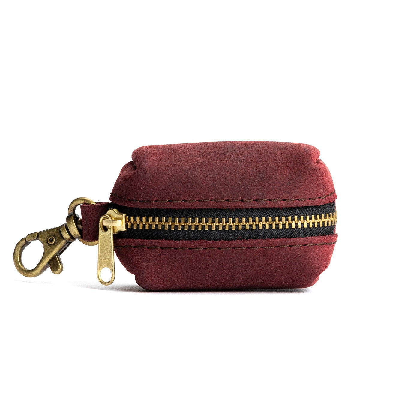 All Color: Merlot | Leather small keychain pouch