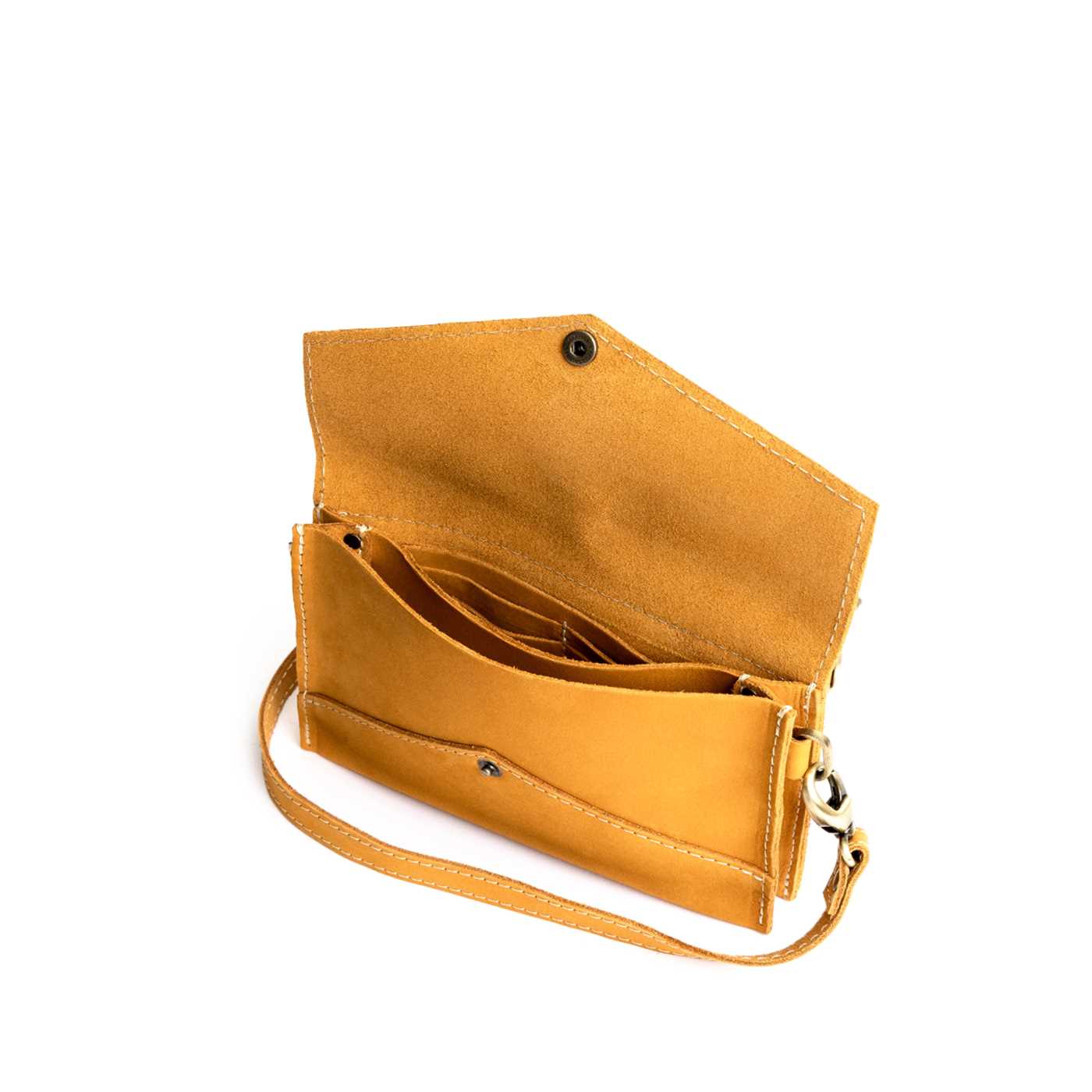  Turmeric | Envelope shaped clutch wallet with crossbody strap