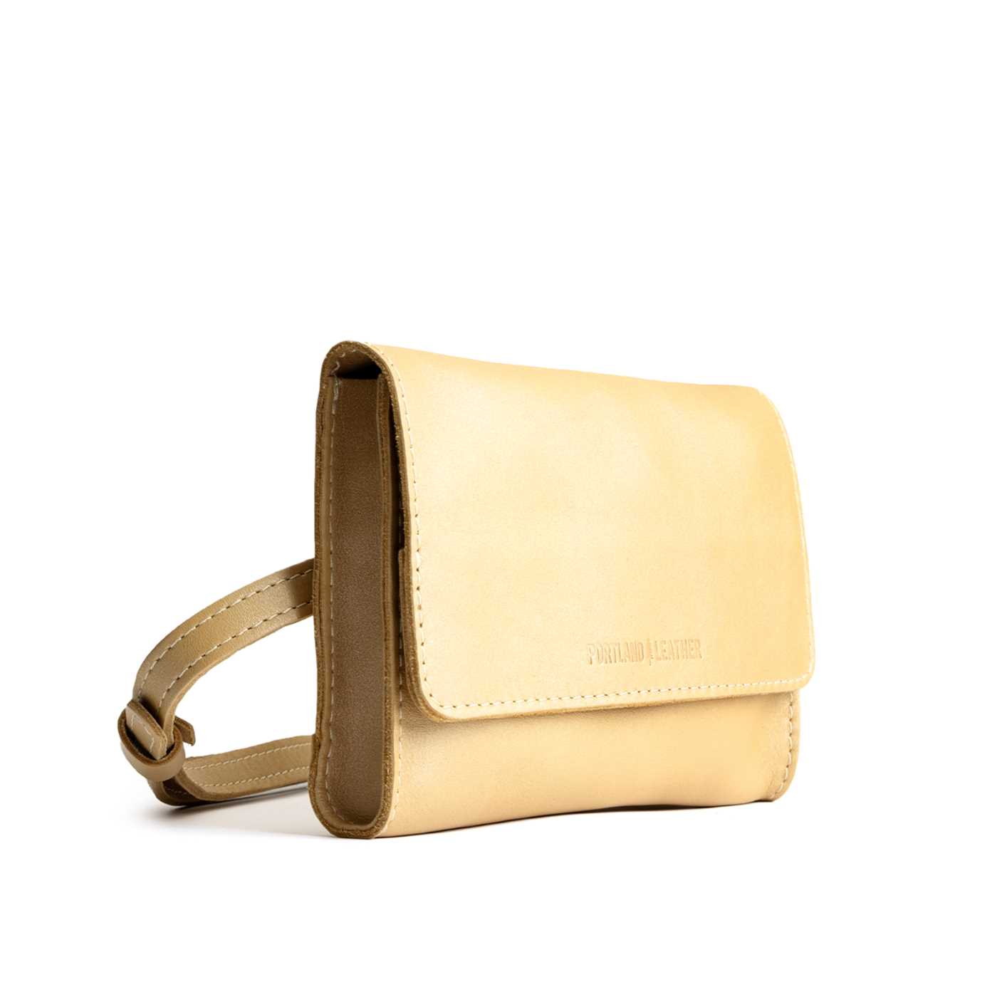  Champagne | Petite bag with magnetic flap closure and adjustable belt strap