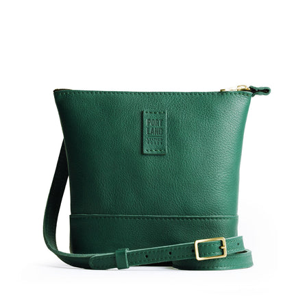 Bacalar | Small rectangular crossbody purse with top zipper and interior 