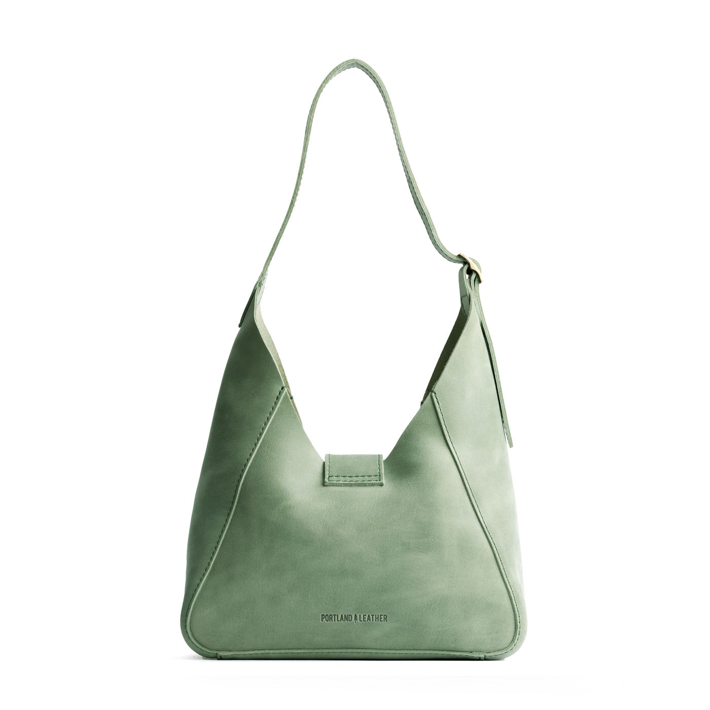 Cucumber | Structured hobo shoulder bag with adjustable strap and magnetic closure