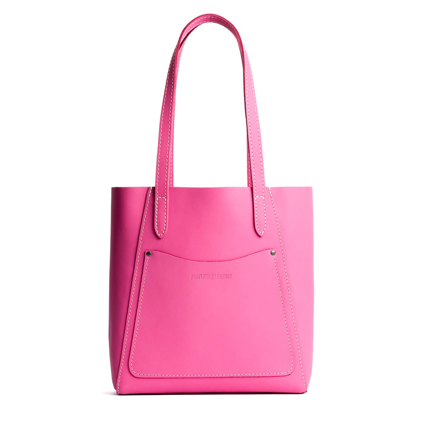 Margot Large | Dual shoulder strap tote bag with an exterior pocket