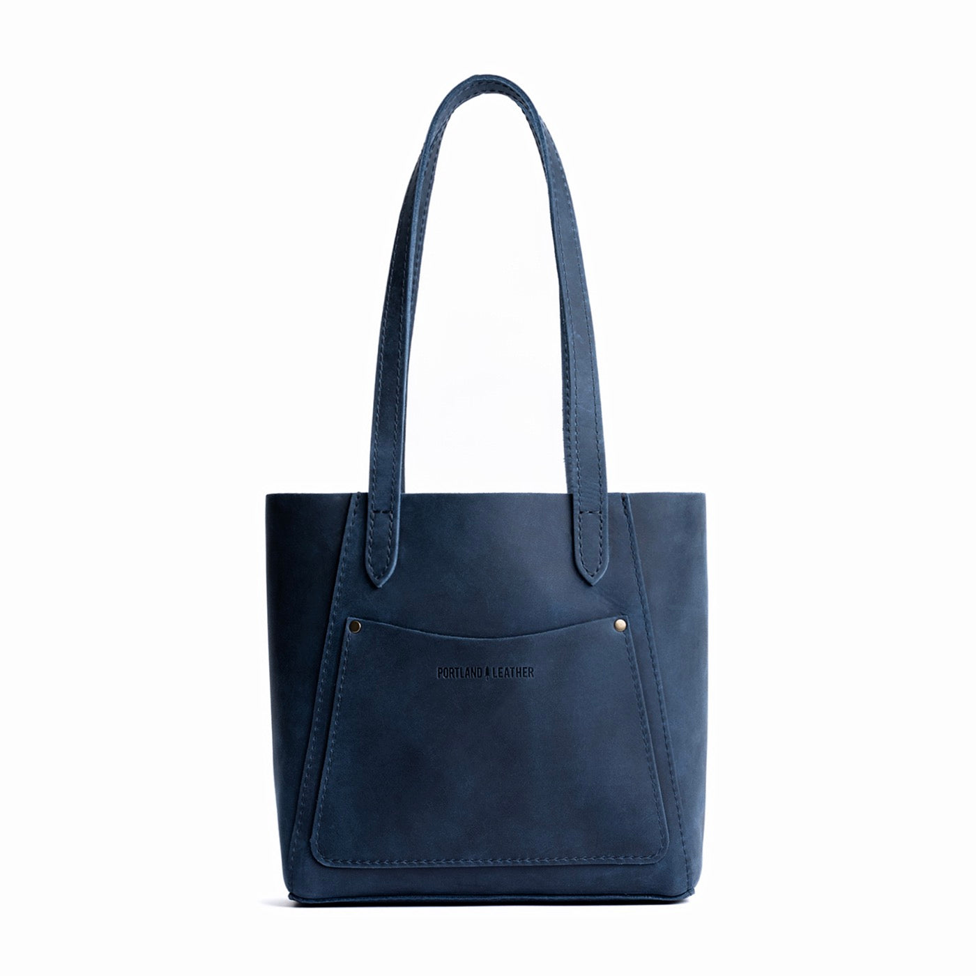 Deep Water Small | Slim tote bag with dual shoulder straps and interior and exterior pockets