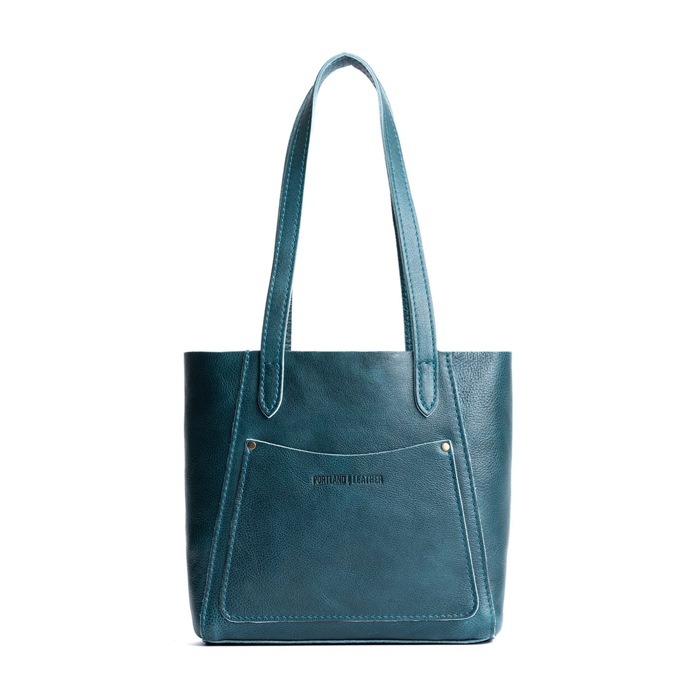 Lagoon Small | Slim tote bag with dual shoulder straps and interior and exterior pockets