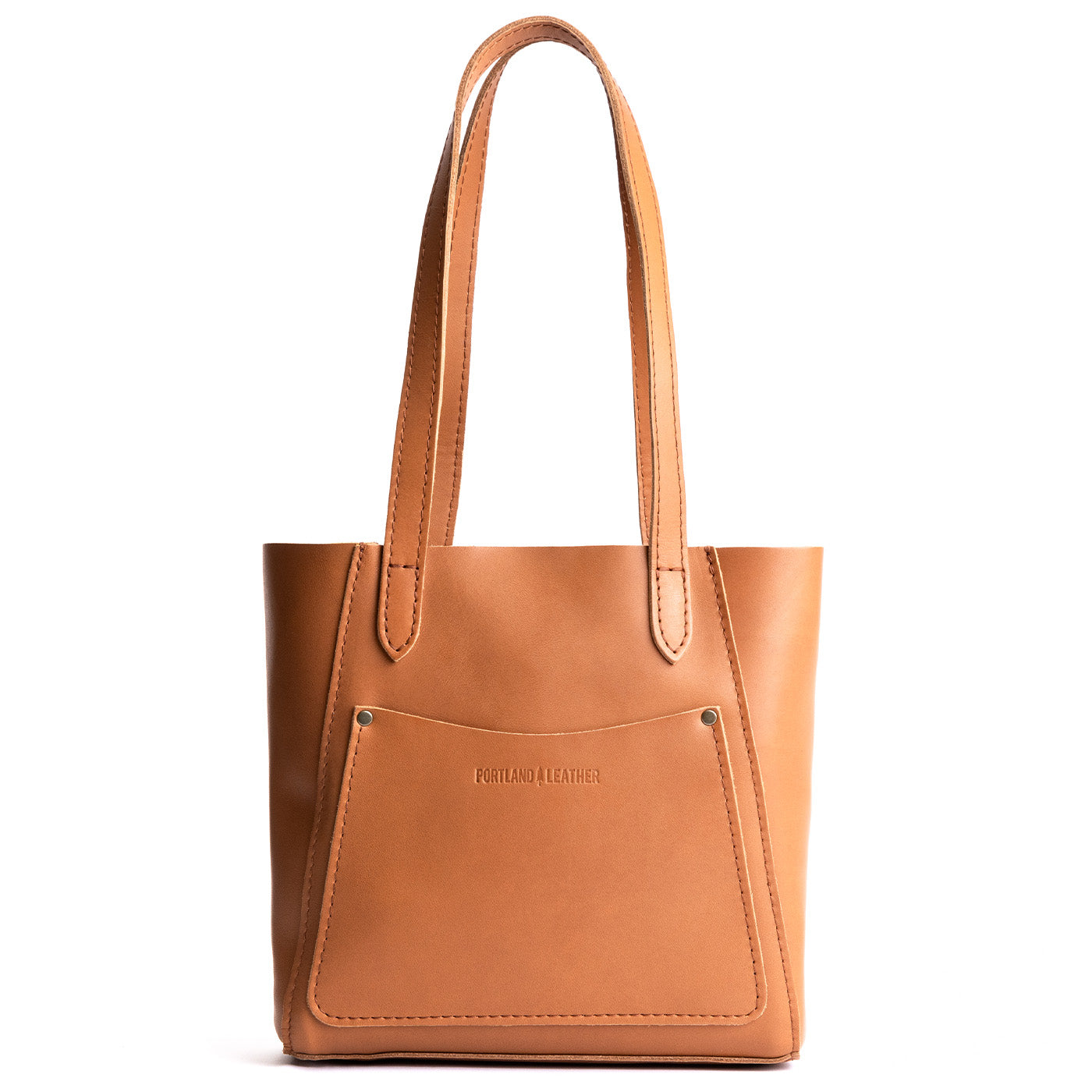 Biscuit Small | Slim tote bag with dual shoulder straps and interior and exterior pockets