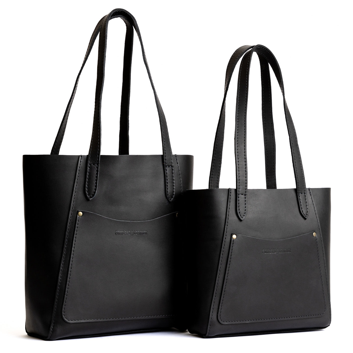  Black | Comparison of both sizes of tote bag