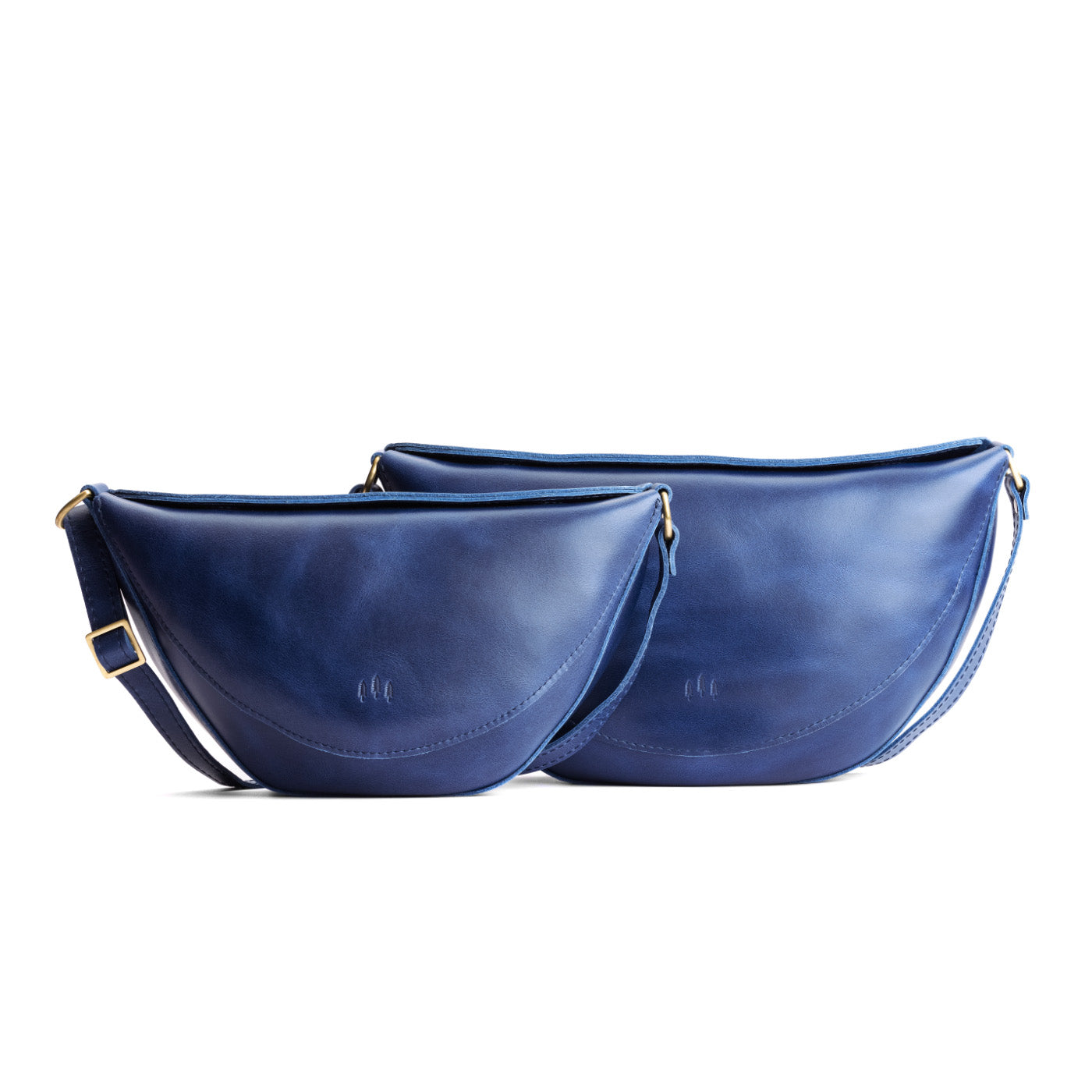 Cowboy Blue | Half circle shaped sling bag