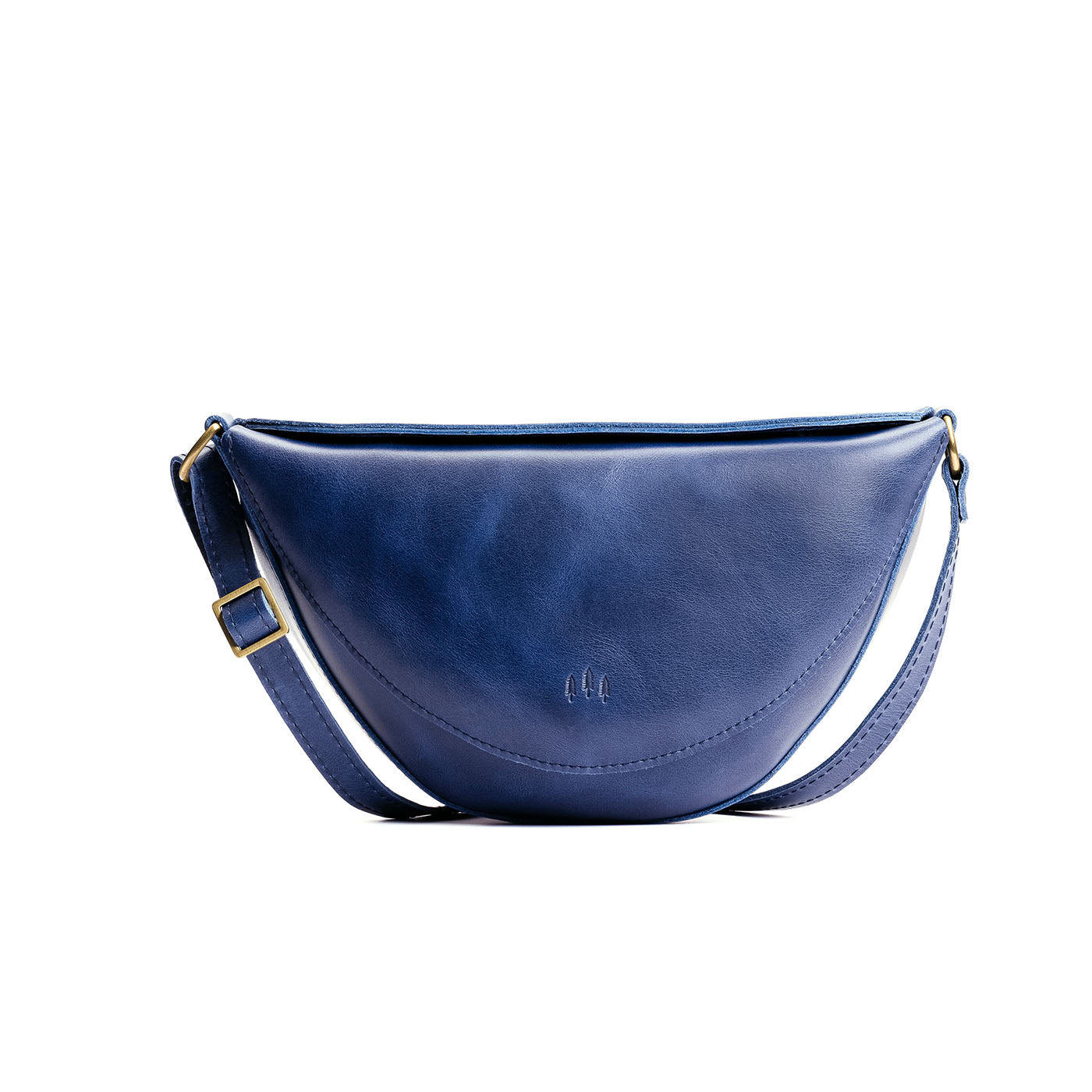 Cowboy Blue Medium | Half circle shaped sling bag