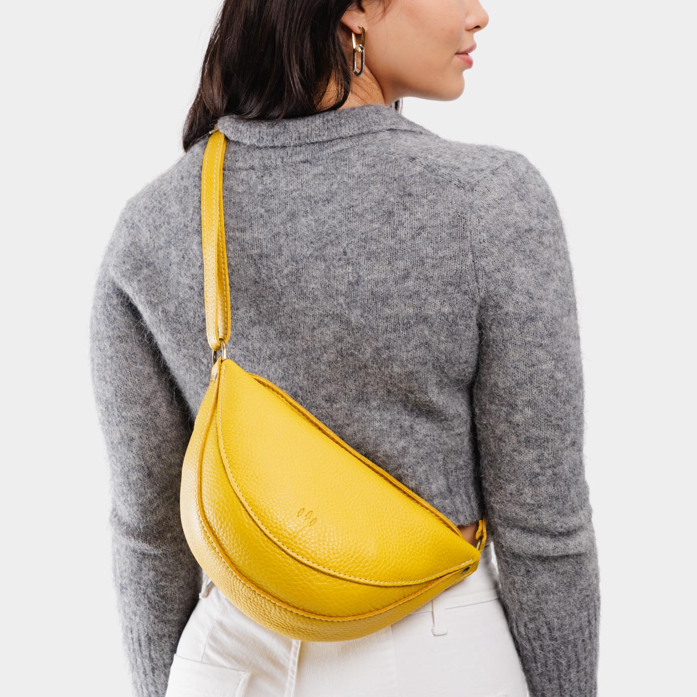 Naples*Medium | Half circle shaped sling bag