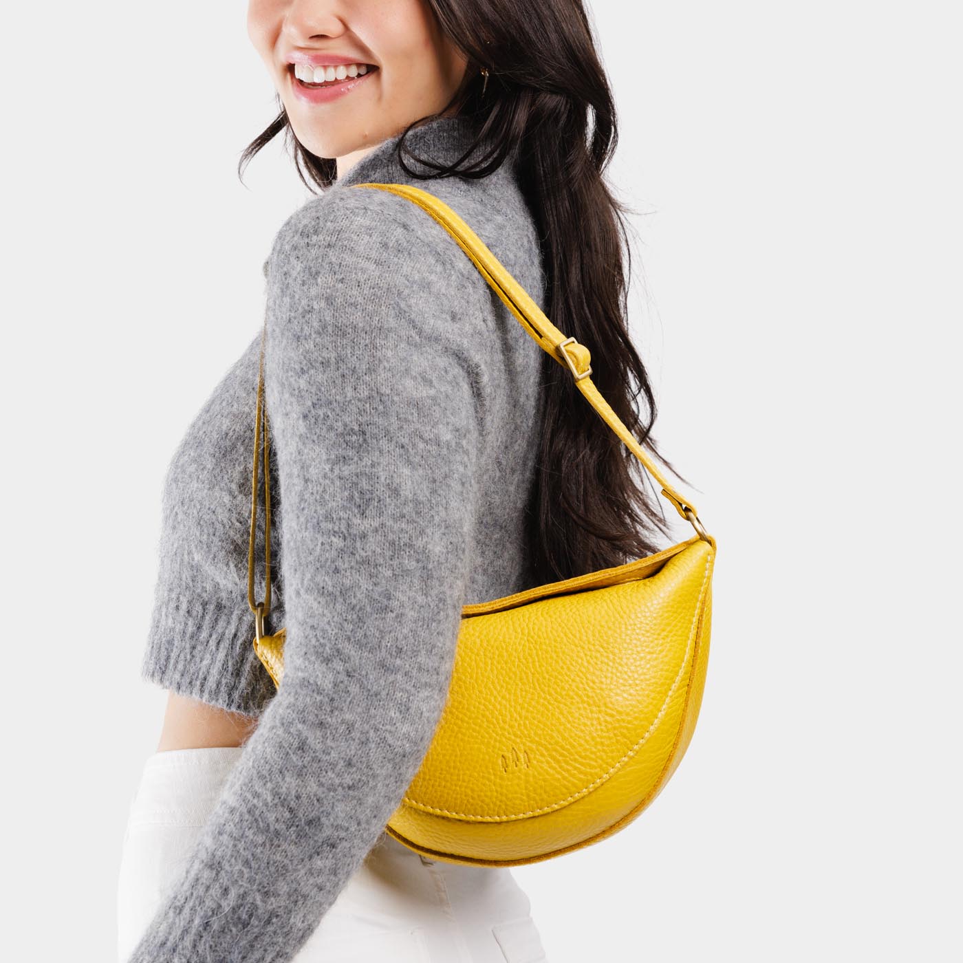 Naples*Medium | Half circle shaped sling bag