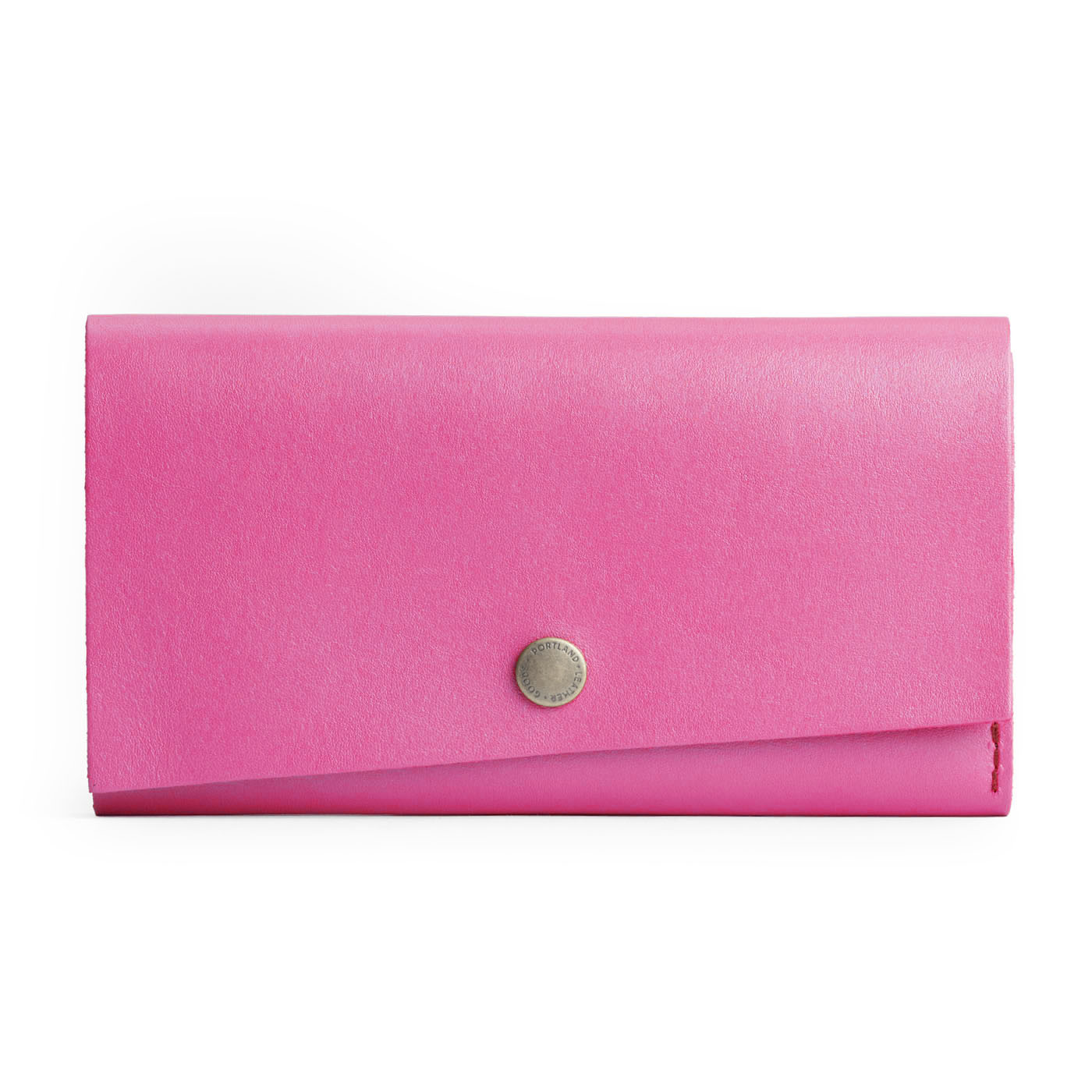 Lip Gloss | Leather wallet with snap closure