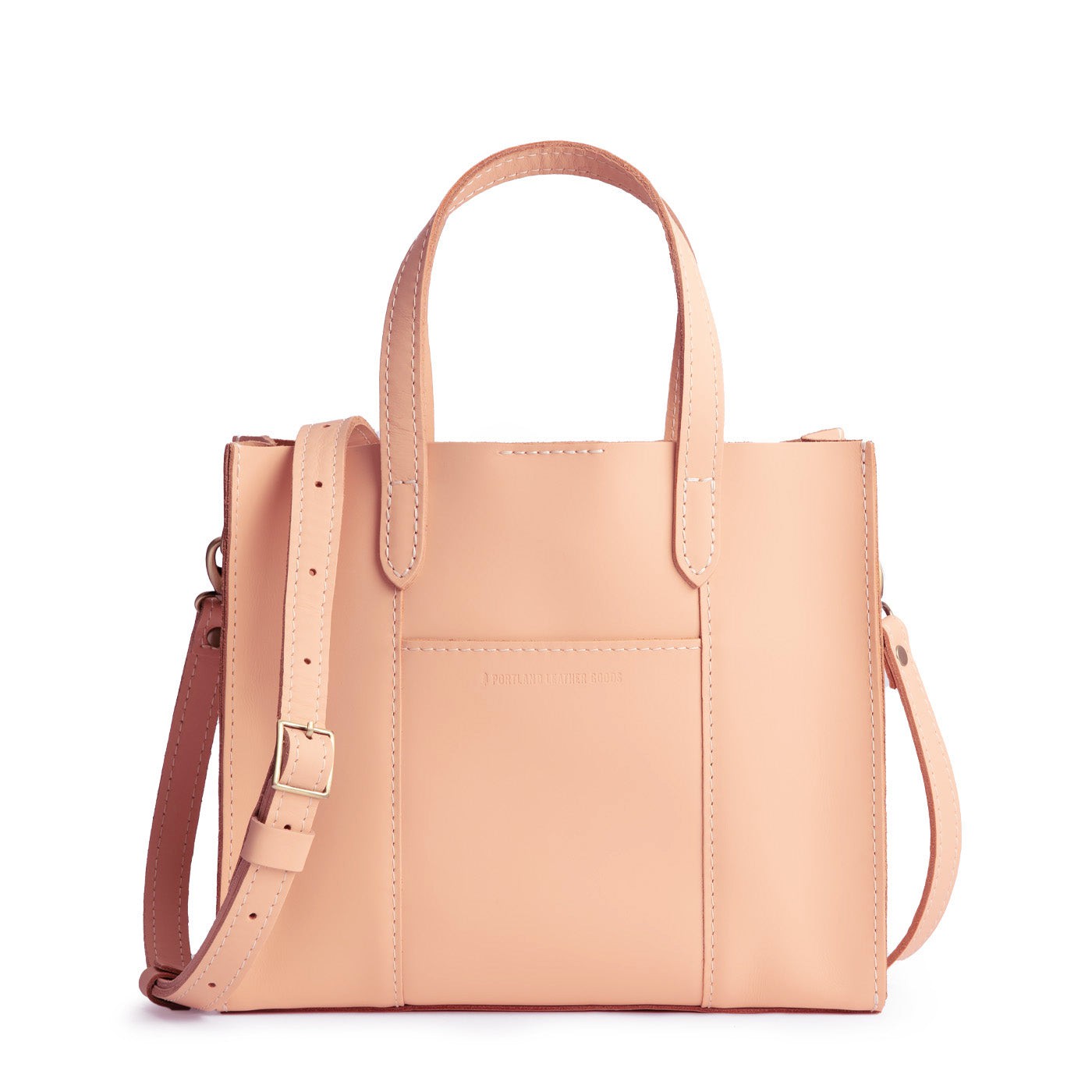 Mamey*Classic | Structured mid-size tote bag with overlapping panels and crossbody strap