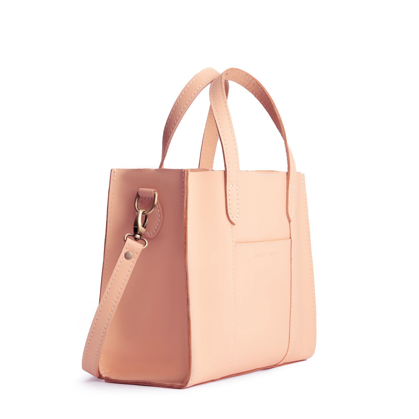 Mamey Classic | Structured mid-size tote bag with overlapping panels and crossbody strap