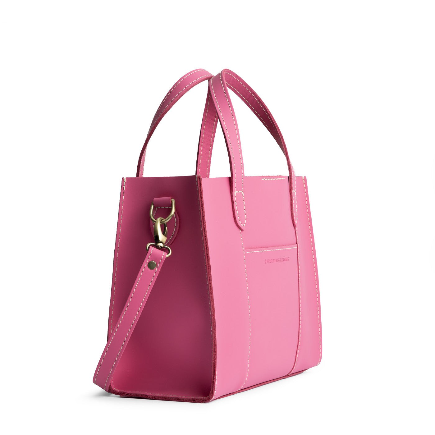 Margot*Classic | Structured mid-size tote bag with overlapping panels and crossbody strap