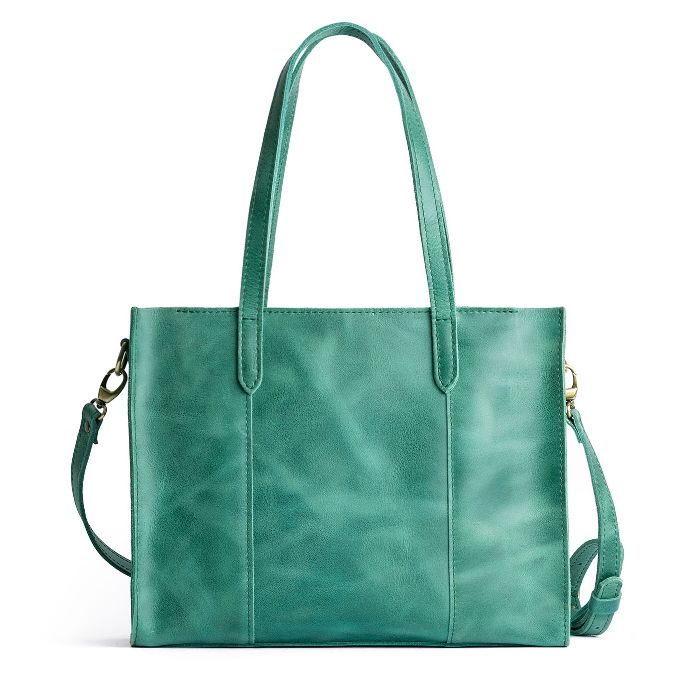 Surf*East/West | Structured wide tote bag with overlapping panels and crossbody strap