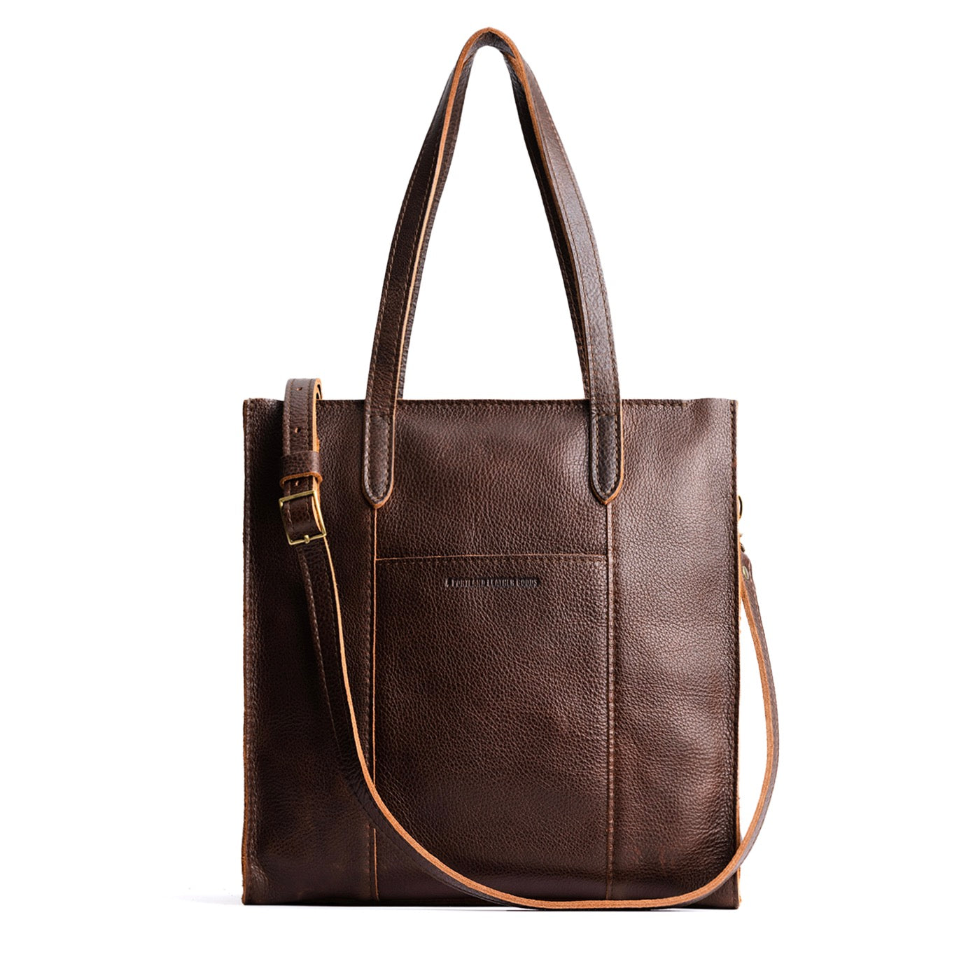 Coldbrew*North/South  | Structured large tote bag with overlapping panels and crossbody strap