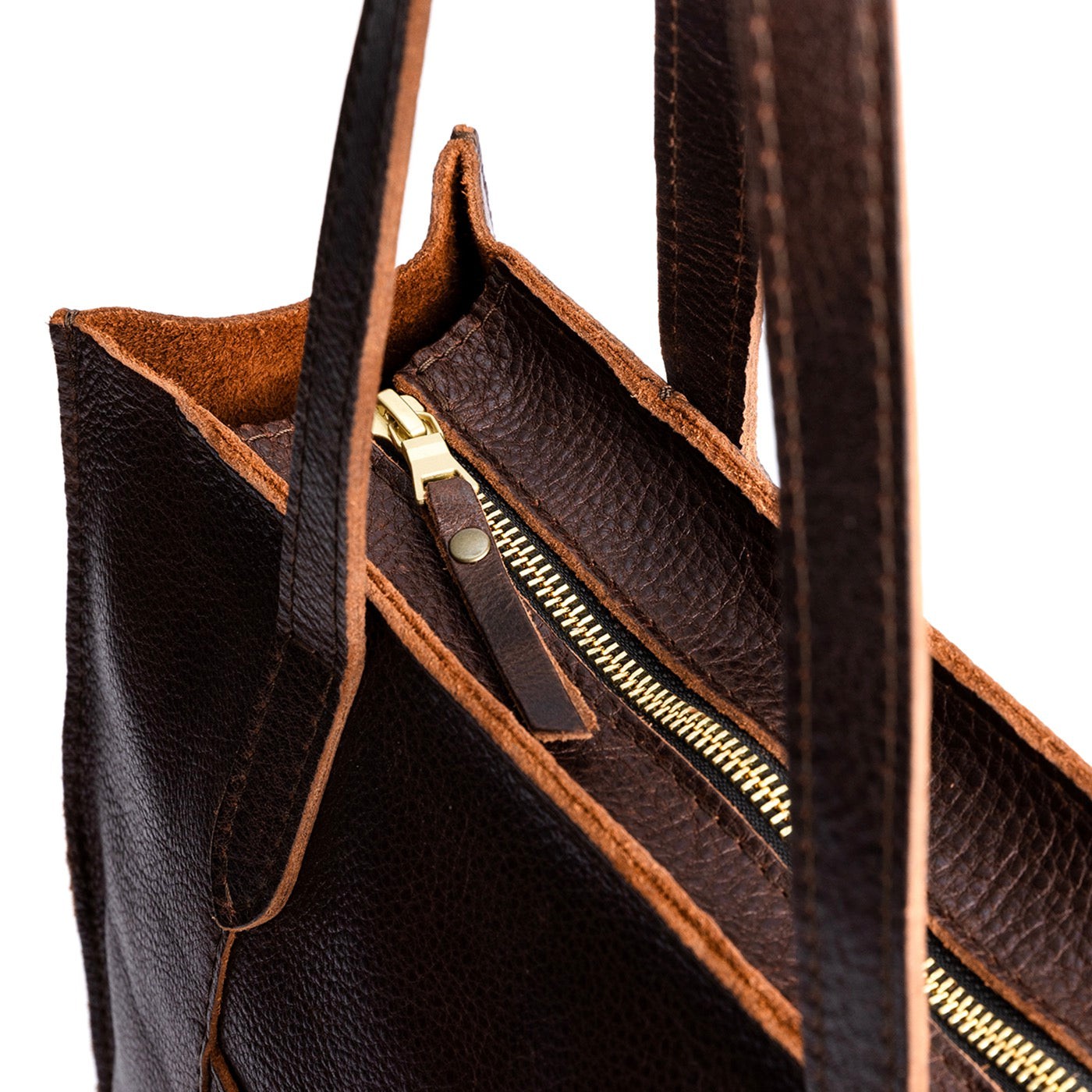 Coldbrew*North/South  | Structured large tote bag with overlapping panels and crossbody strap