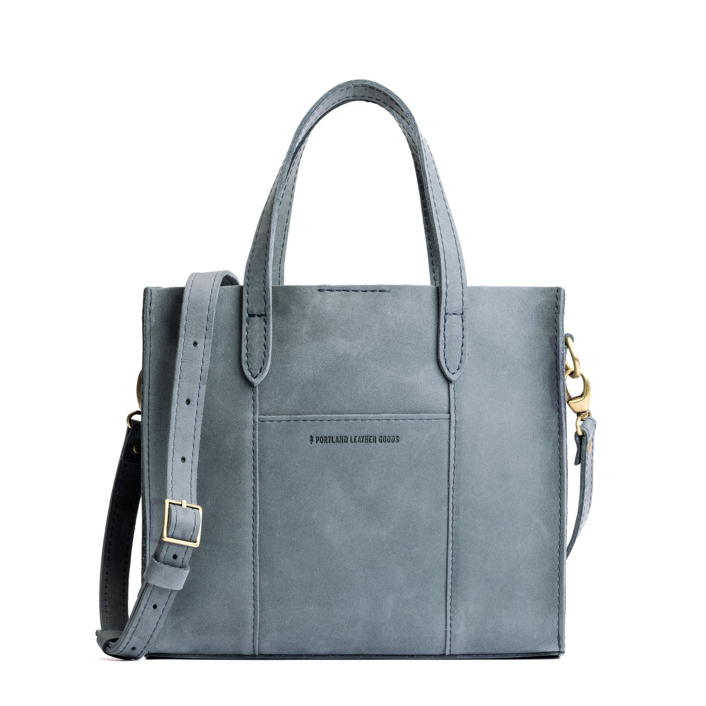 Storm*Classic | Structured mid-size tote bag with overlapping panels and crossbody strap