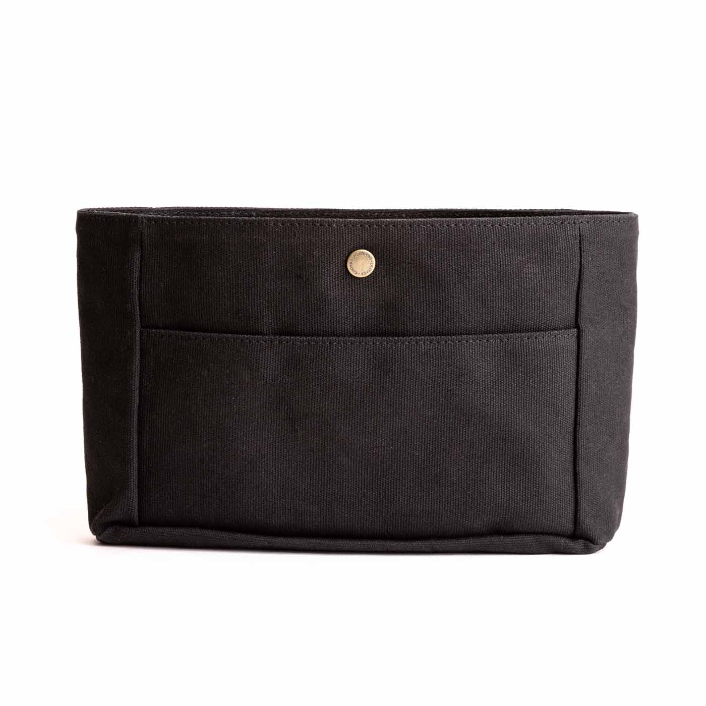 Black Small | Small canvas bag insert for organization