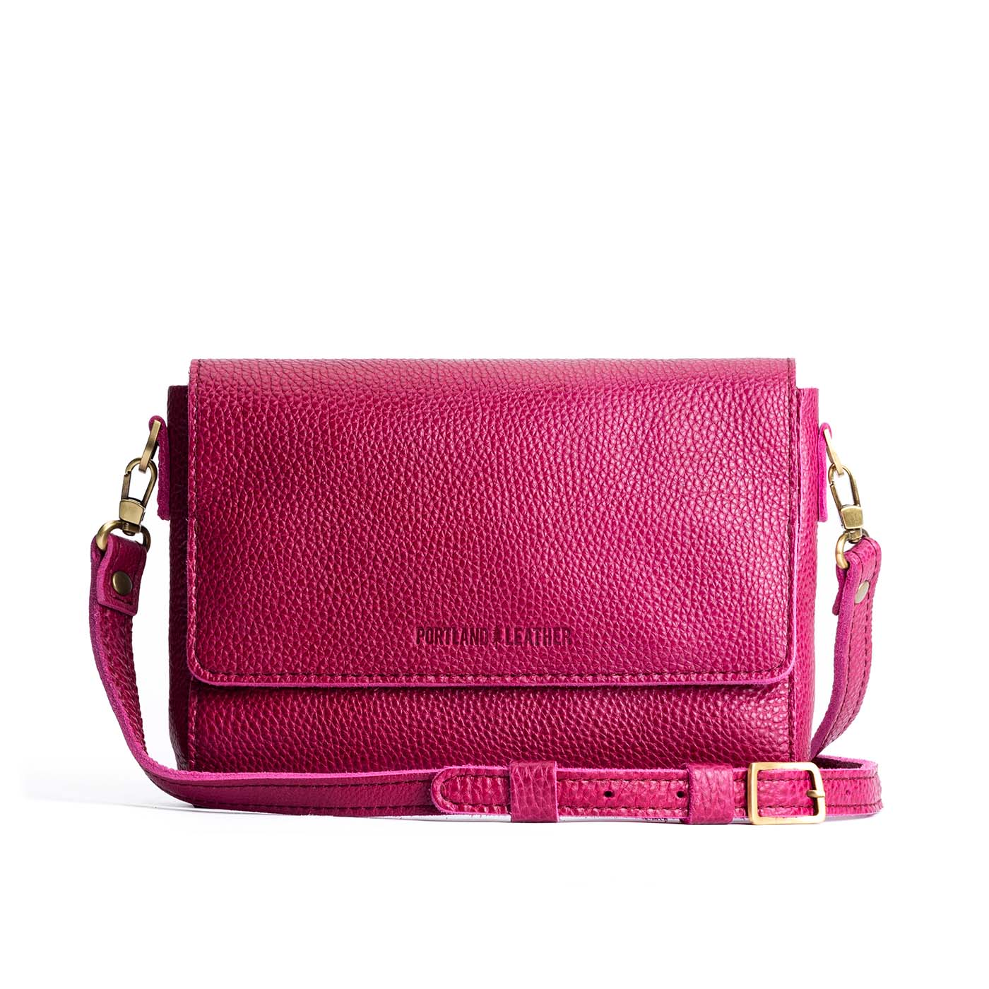 Cosmo Medium  | Leather Crossbody Bag with Magnetic Messenger Bag Closure