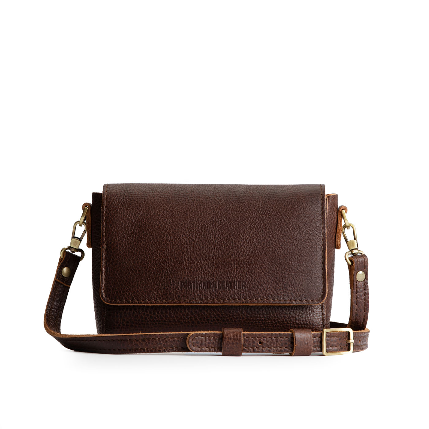 Coldbrew Mini | Small Leather Crossbody Bag with Magnetic Messenger Bag Closure