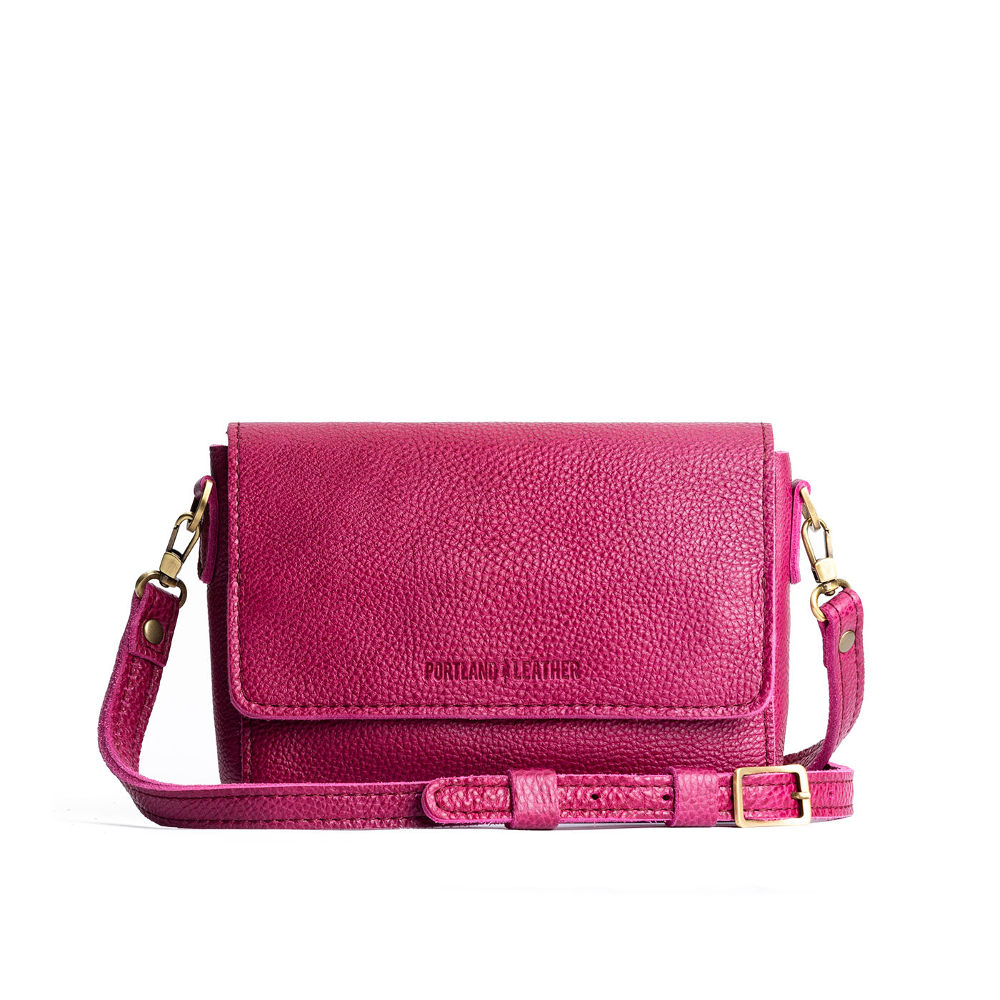 Cosmo*Mini | Small Leather Crossbody Bag with Magnetic Messenger Bag Closure