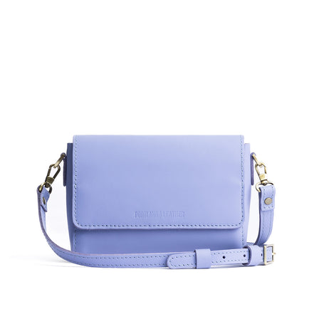 Jacaranda*Mini | Small Leather Crossbody Bag with Magnetic Messenger Bag Closure