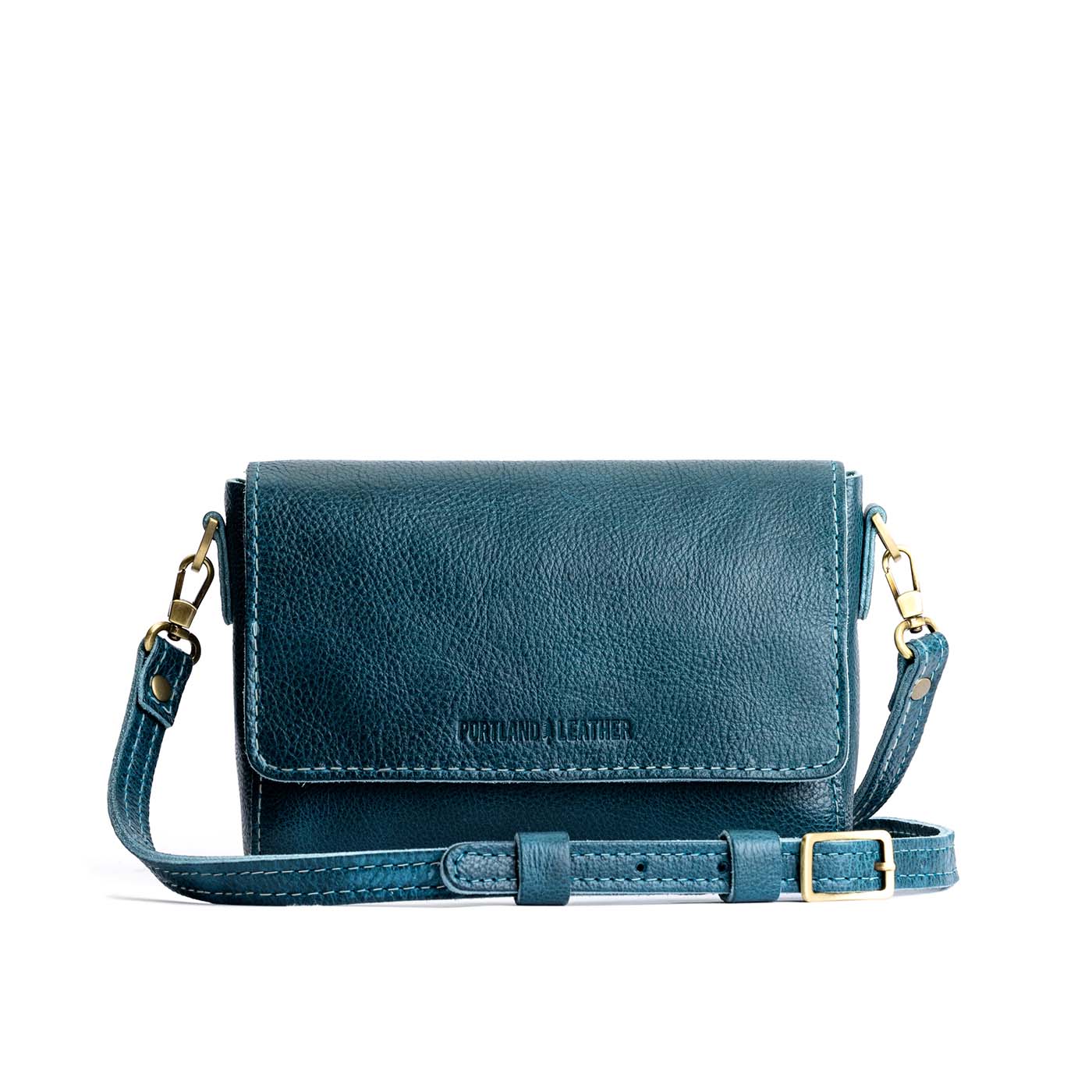 Lagoon Mini | Small Leather Crossbody Bag with Magnetic Messenger Bag Closure