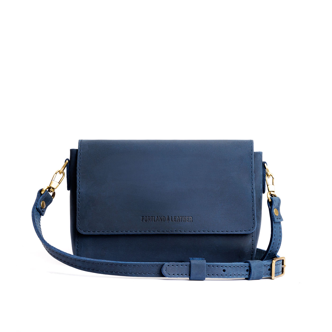 Deep Water Mini | Small Leather Crossbody Bag with Magnetic Messenger Bag Closure