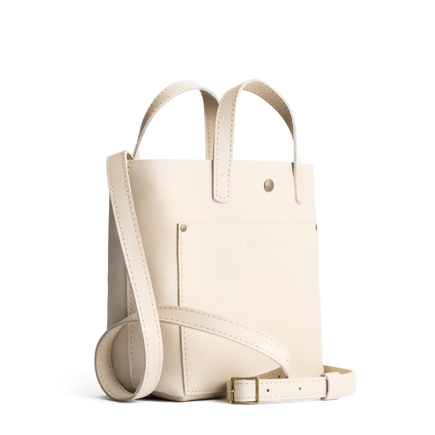 Bone*Classic | Crossbody tote bag with snap closure and front pocket