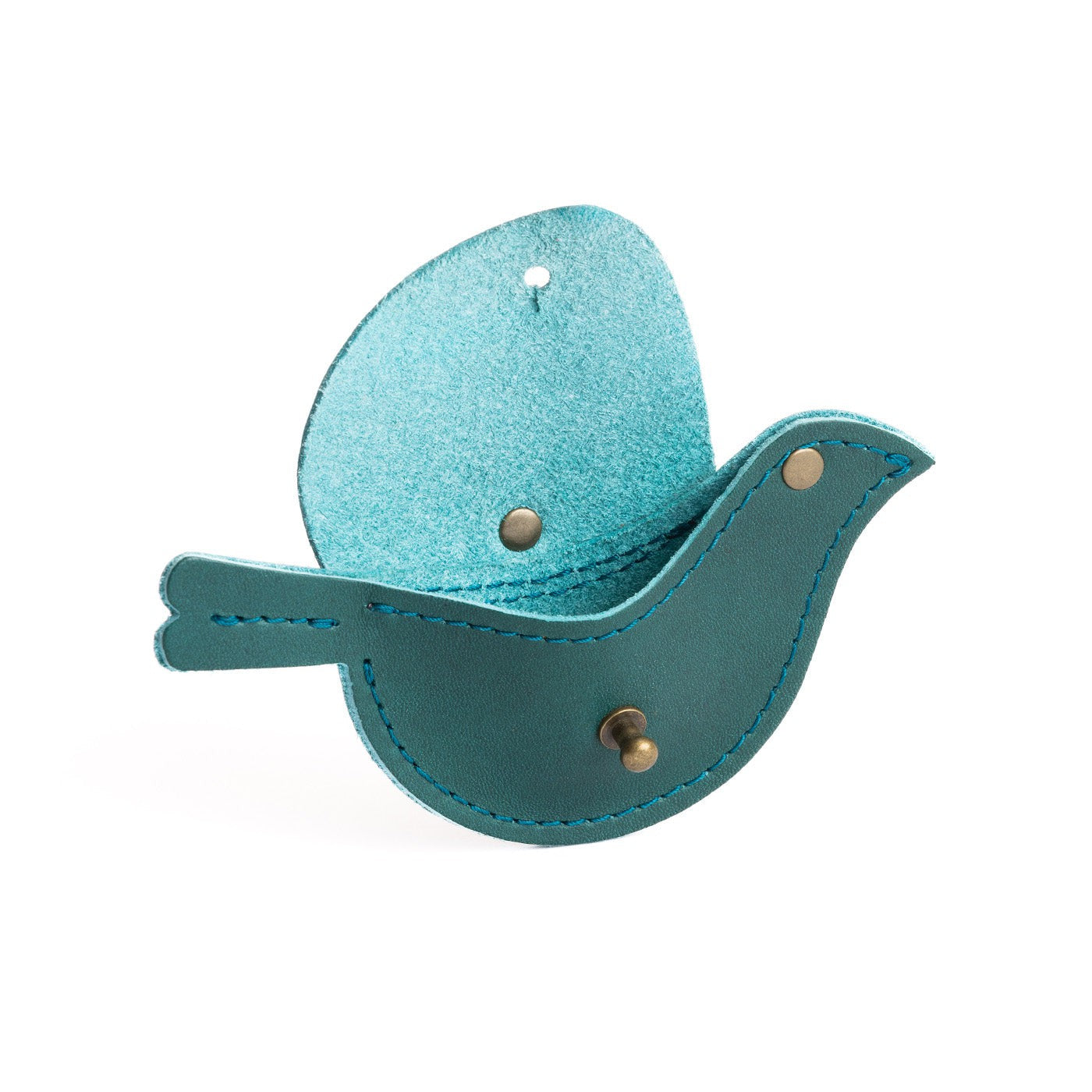 Caribbean | Bird shaped pouch with button closure and lobster clasp