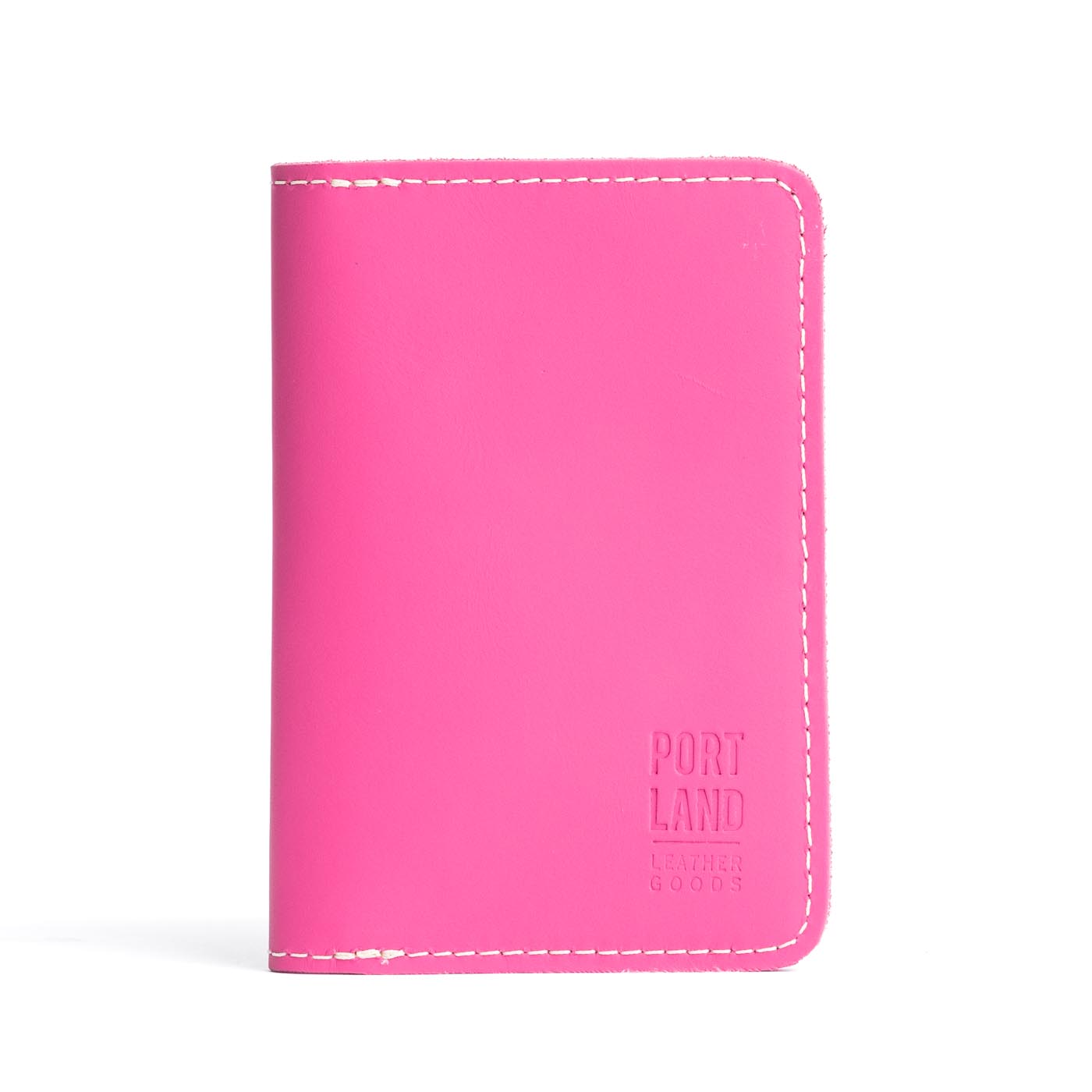 Margot | Leather passport case with PLG logo