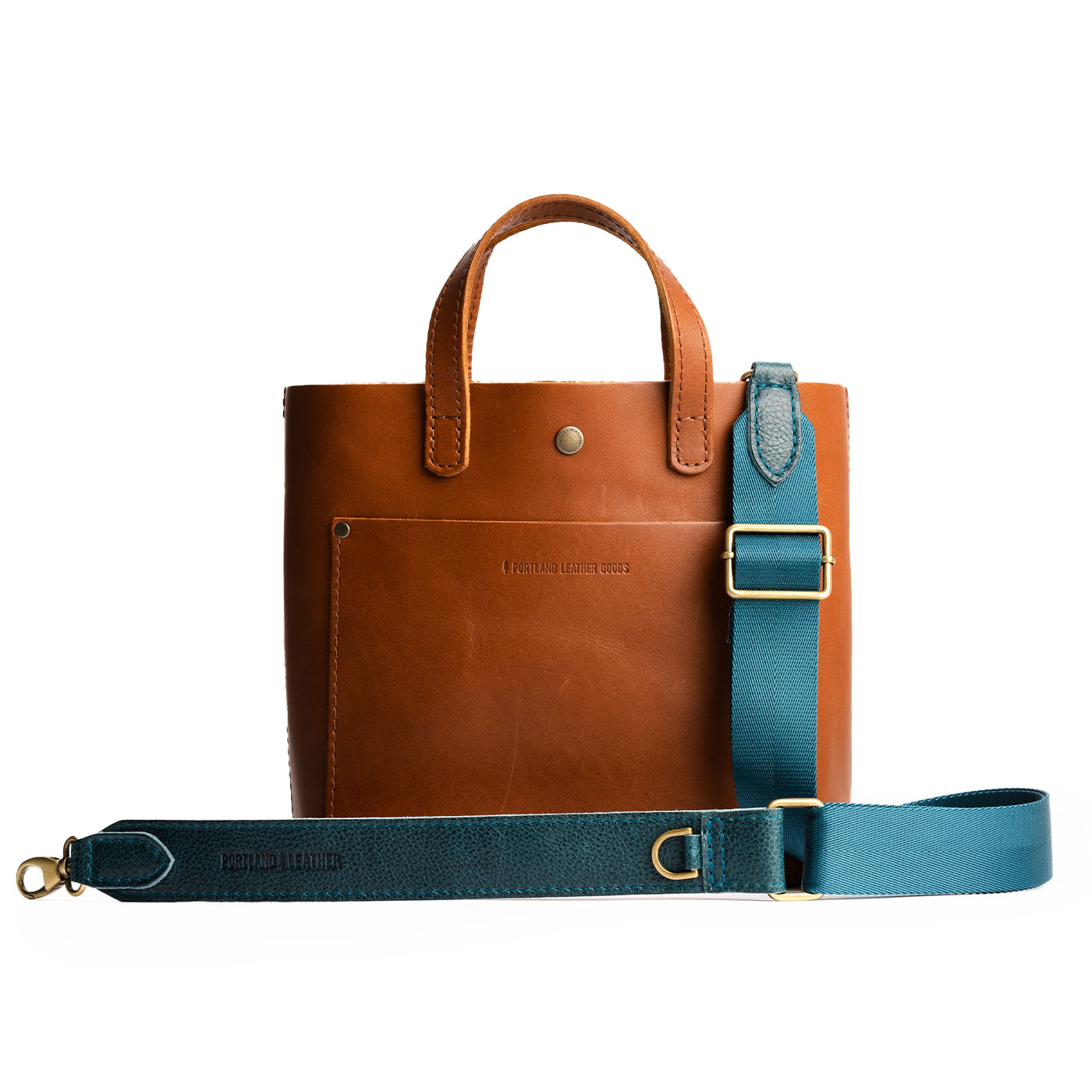 Lagoon | Adjustable fabric and leather strap