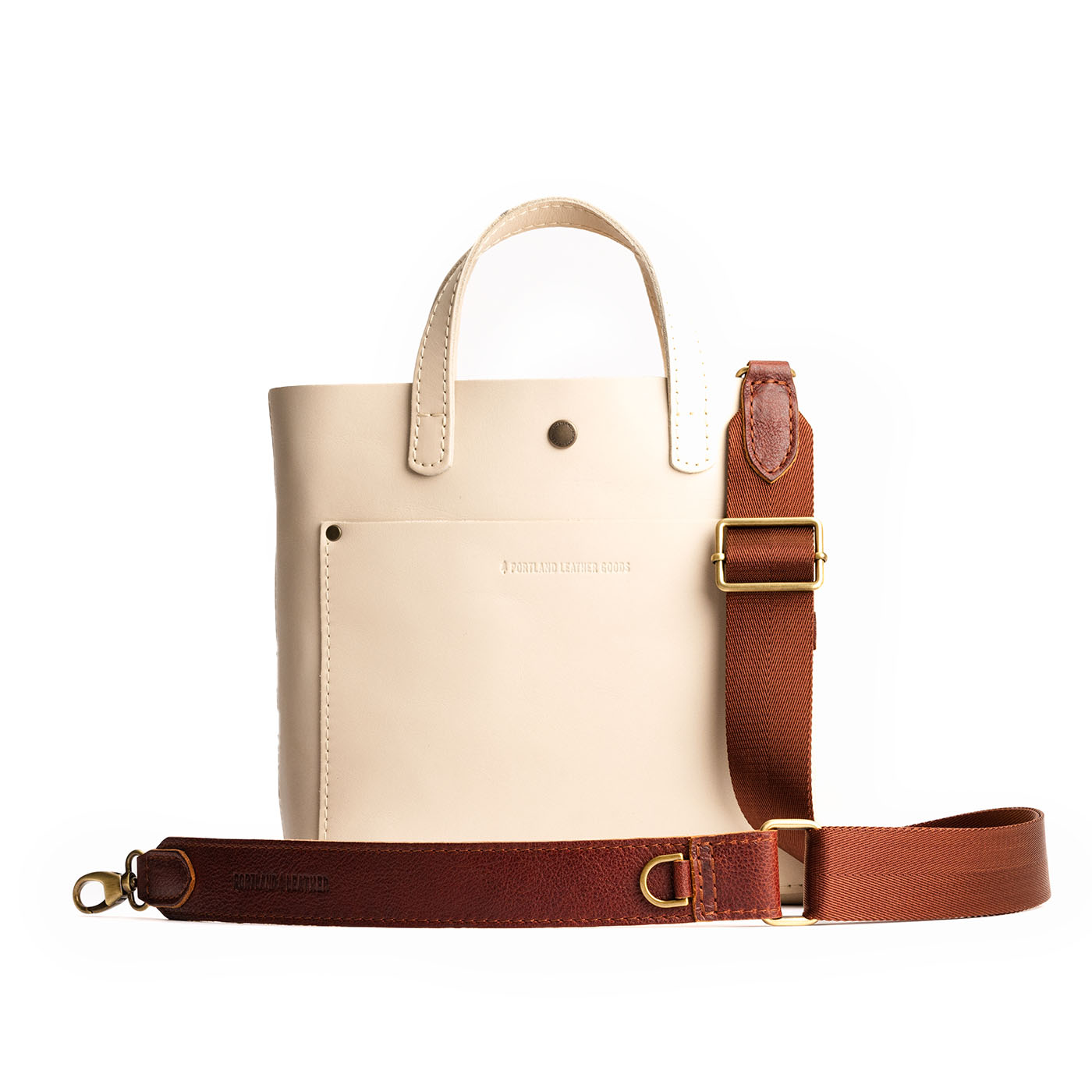 Nutmeg | Adjustable fabric and leather strap