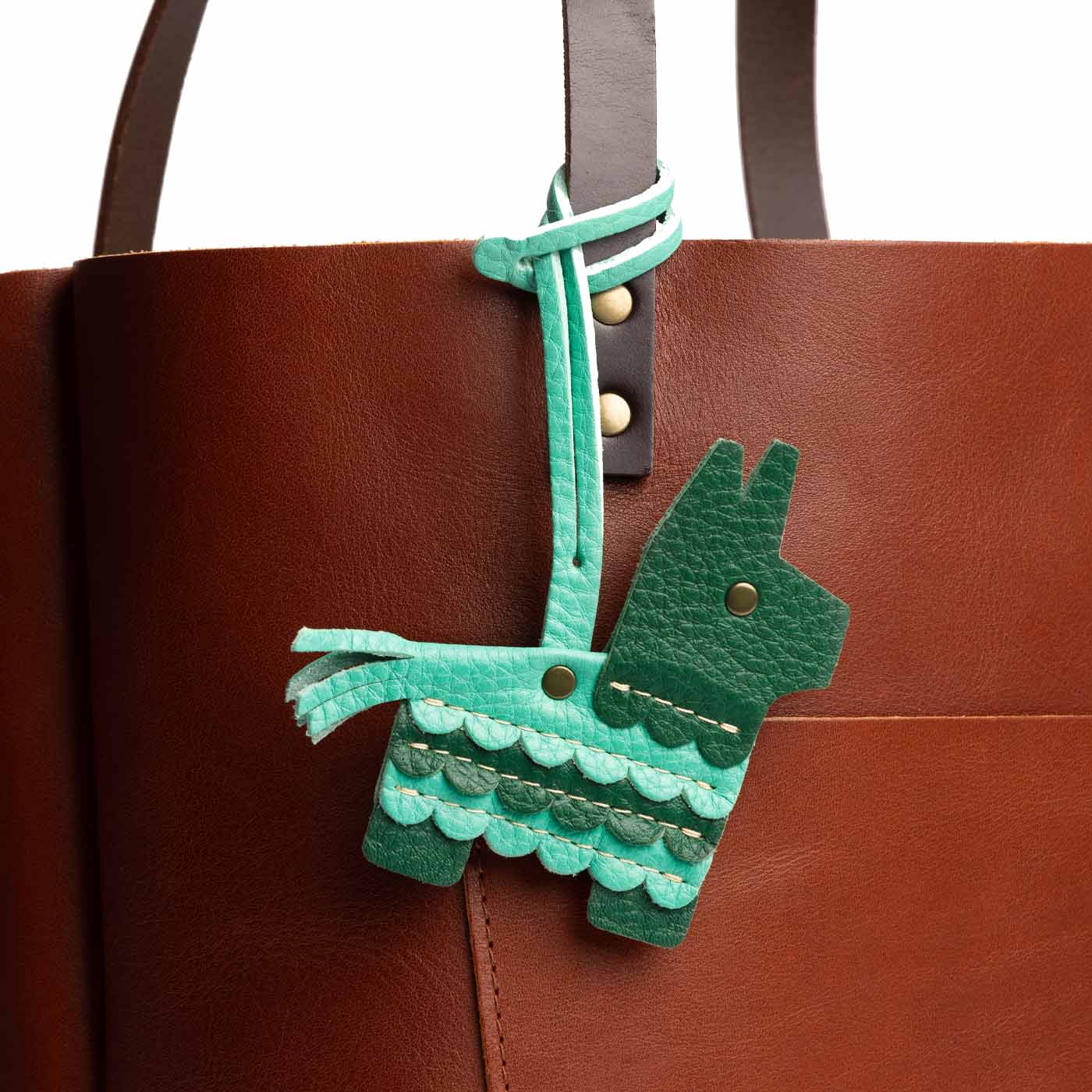 Bacalar | Leather piñata shaped tassel